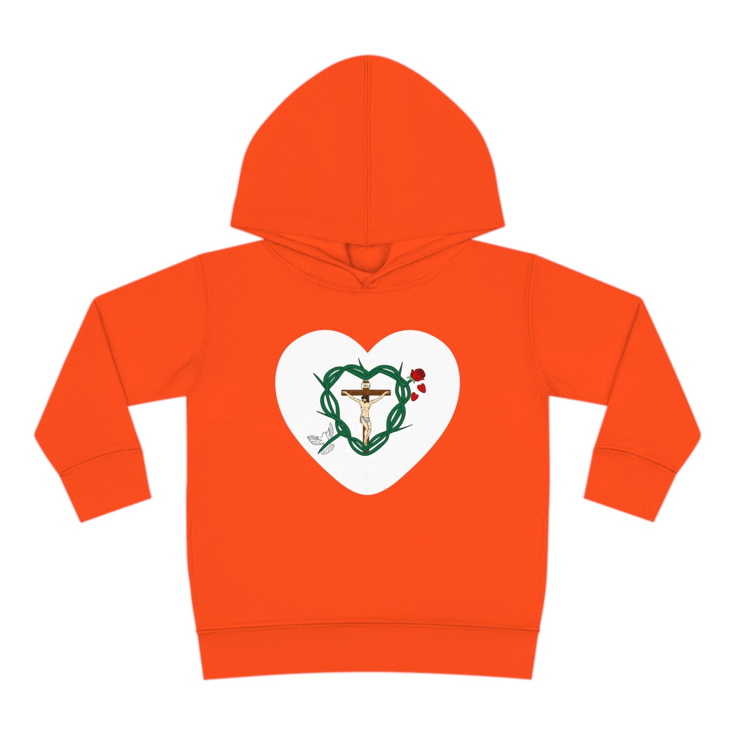 Our Shield Heart, Toddler Pullover Fleece Hoodie