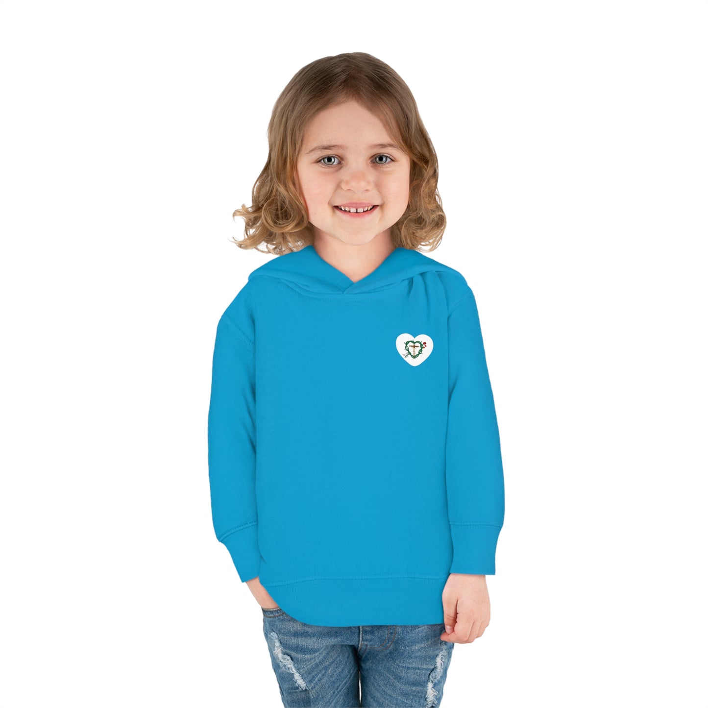 Our Shield Heart, S Toddler Pullover Fleece Hoodie