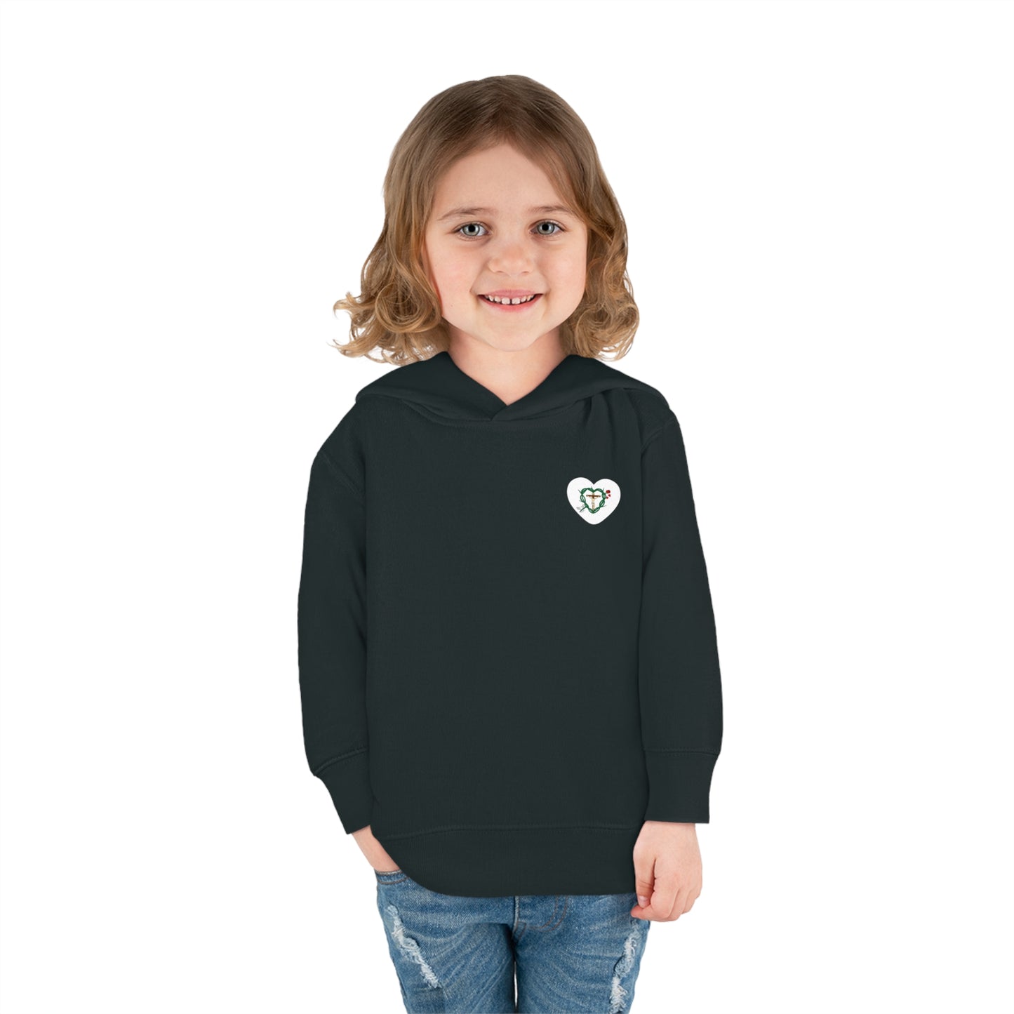 Our Shield Heart, S Toddler Pullover Fleece Hoodie