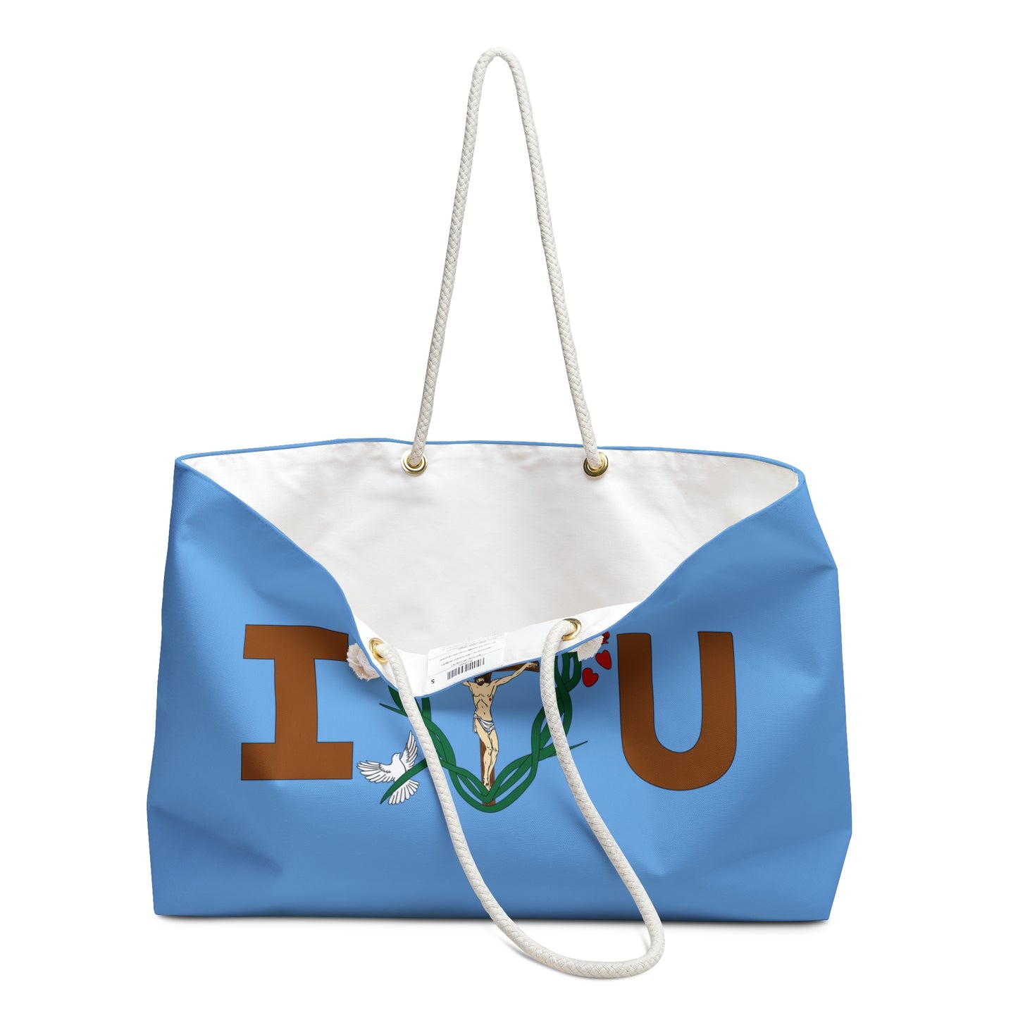 A Message of Love, SSP Light Blue Weekender Bag