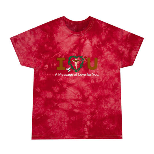 Message of Love, WT Tie-Dye Tee, Crystal