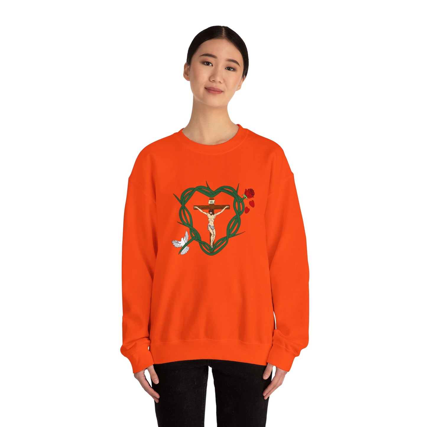 Our Shield, Adult Unisex Heavy Blend™ Crewneck Sweatshirt