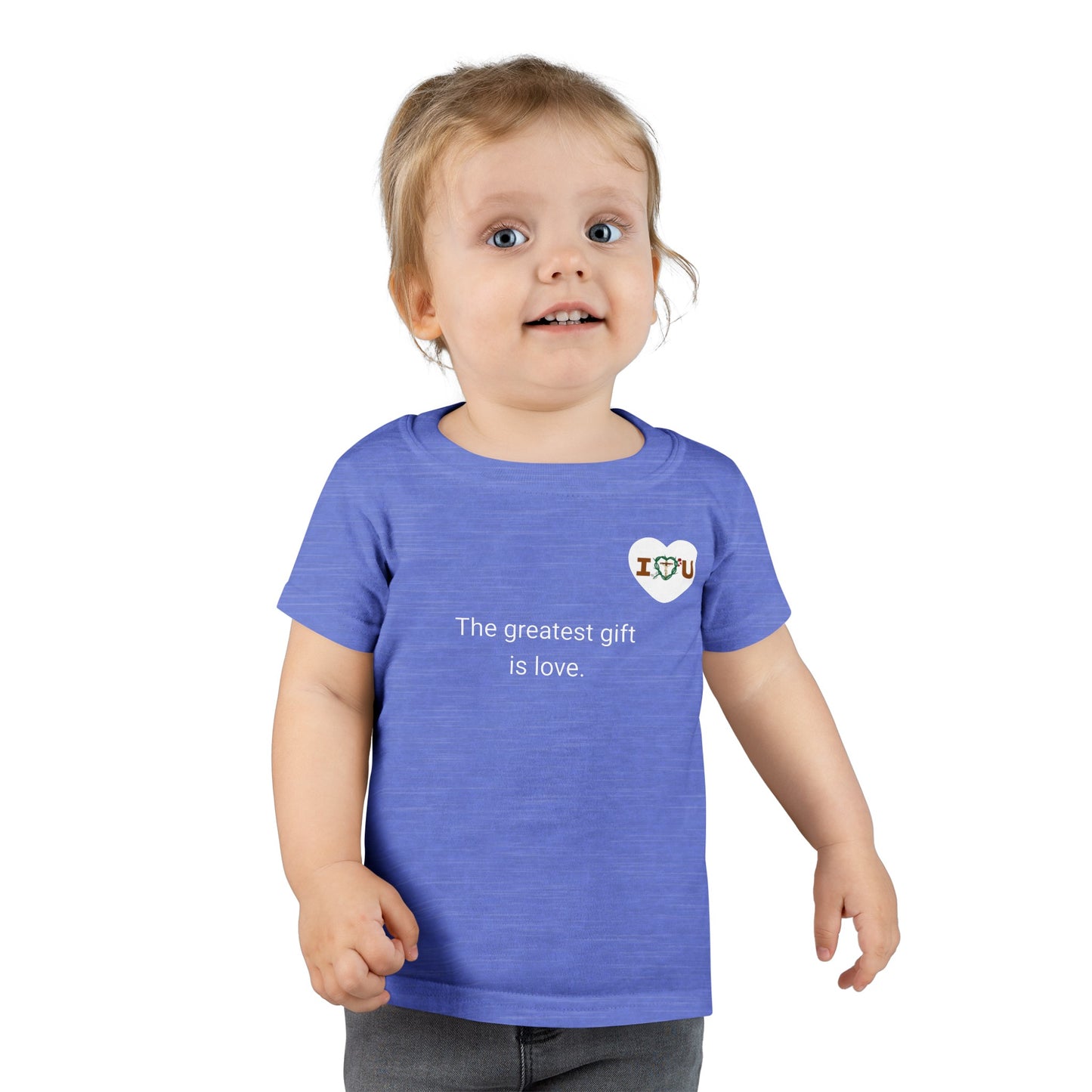 A Message of Love Heart SWT Toddler T-shirt