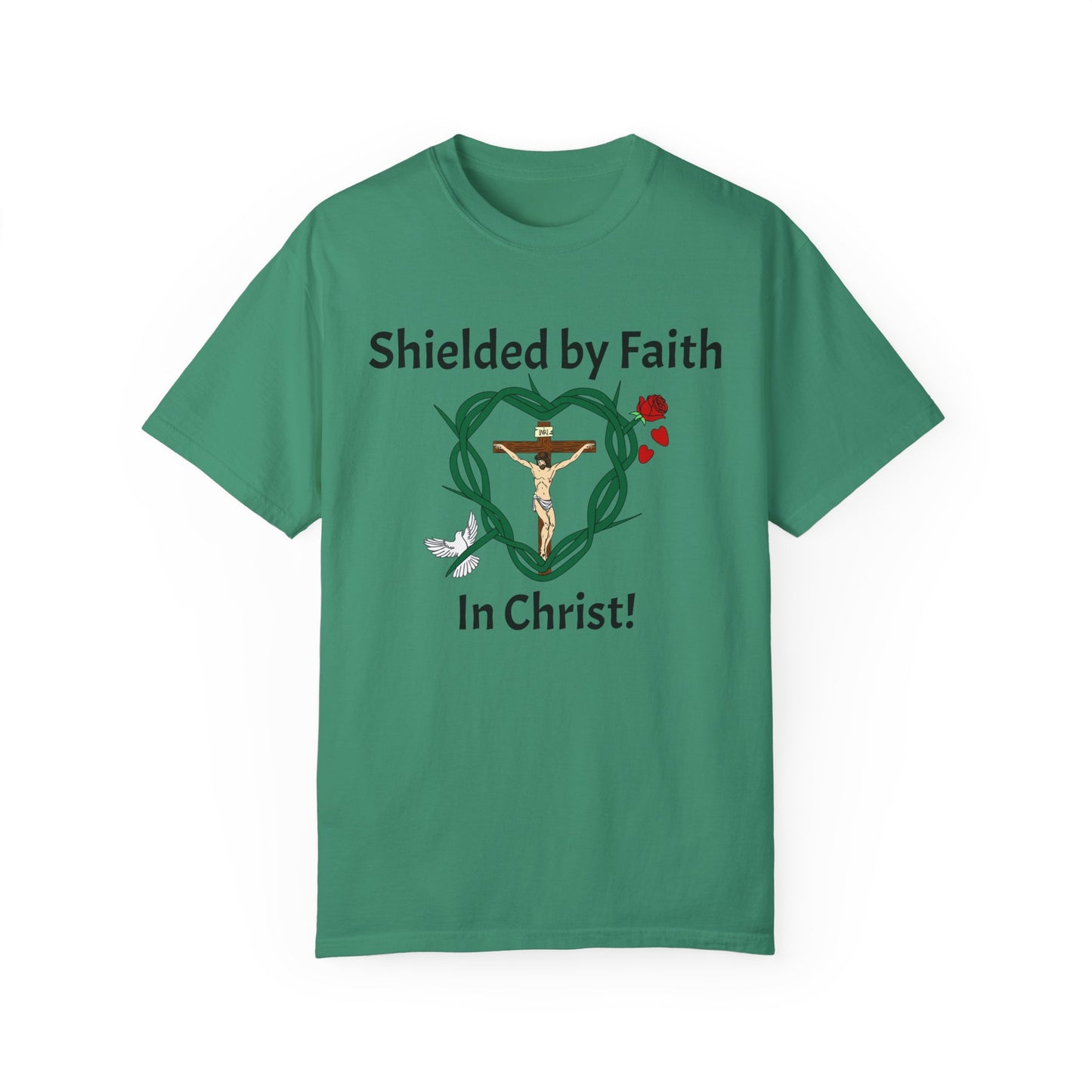 Shield of Faith,  Adult Unisex Garment-Dyed T-shirt