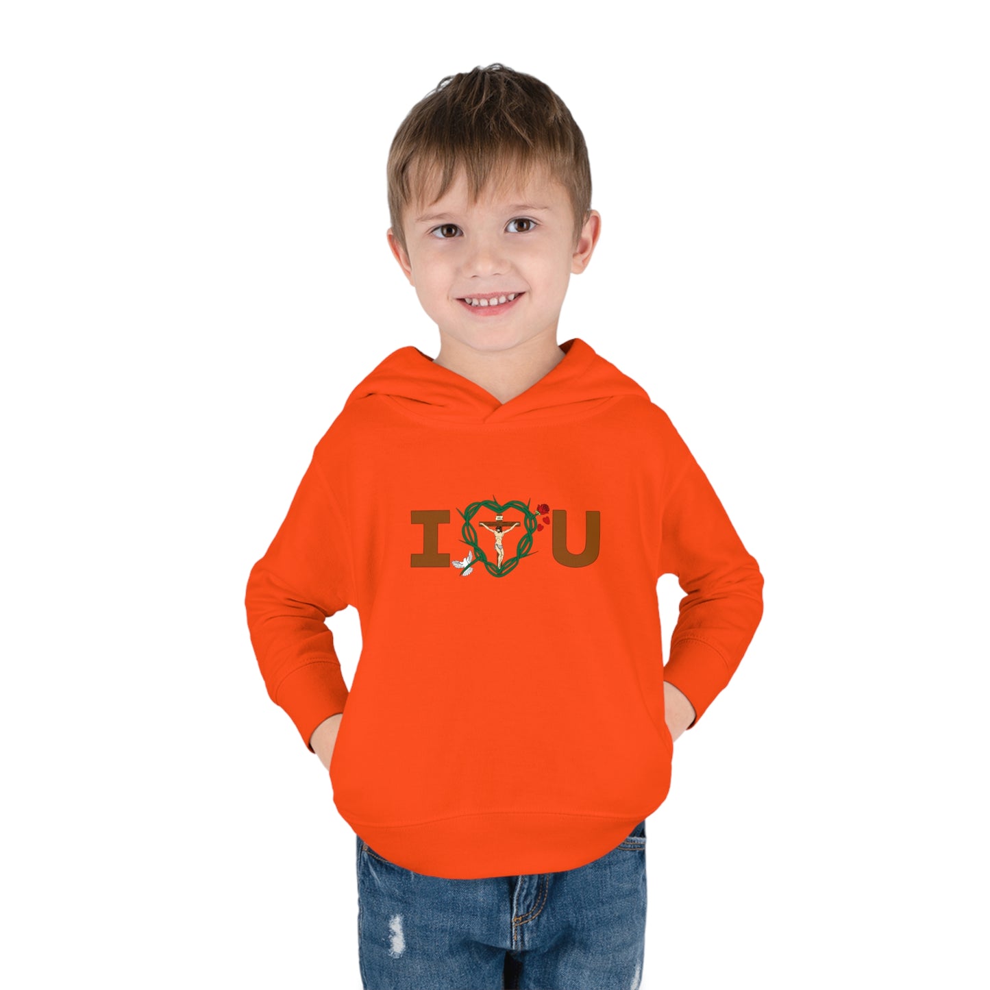 Message of Love, C Toddler Pullover Fleece Hoodie