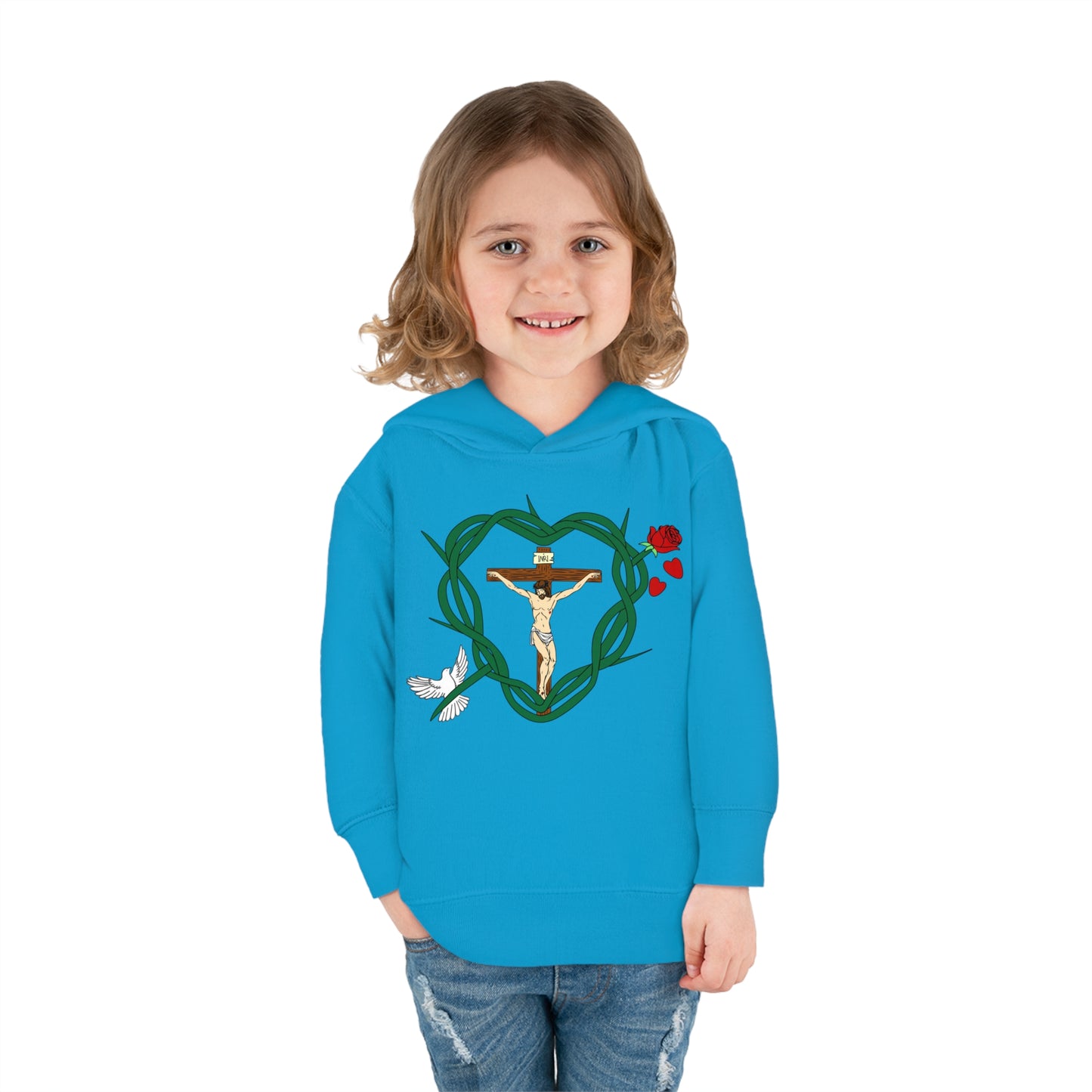 Our Shield, Toddler Pullover Fleece Hoodie