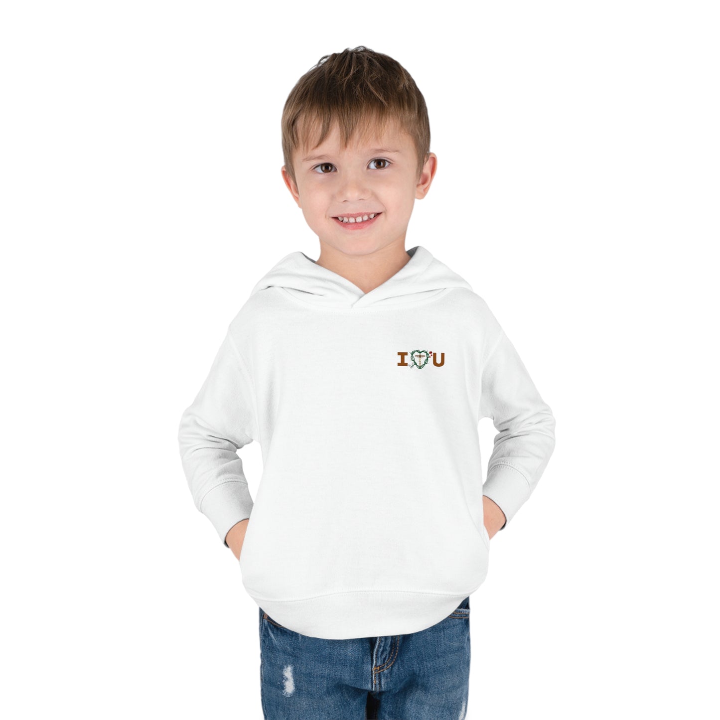 Message of Love, S Toddler Pullover Fleece Hoodie