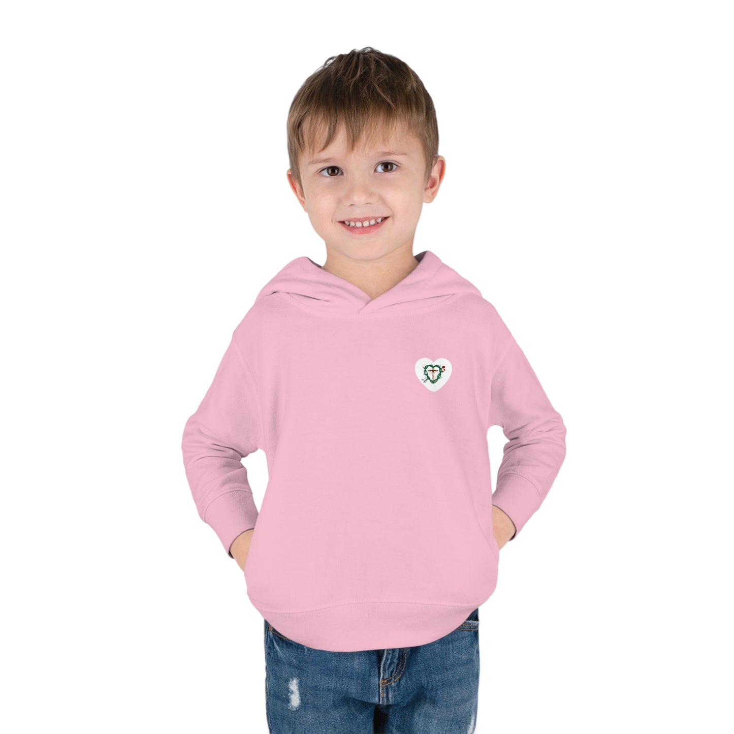 Our Shield Heart, S Toddler Pullover Fleece Hoodie