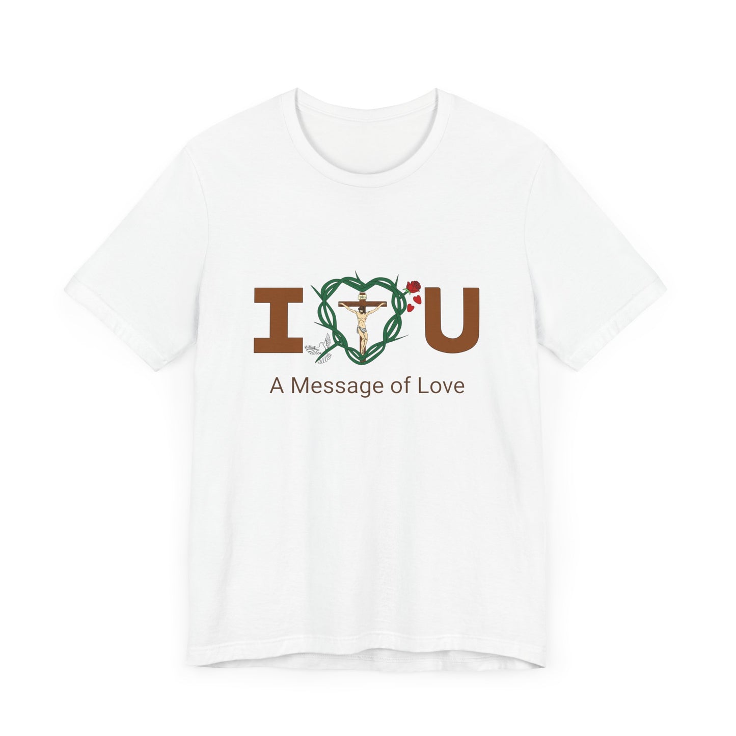 Message of Love, WT Adult Unisex Jersey Short Sleeve Tee