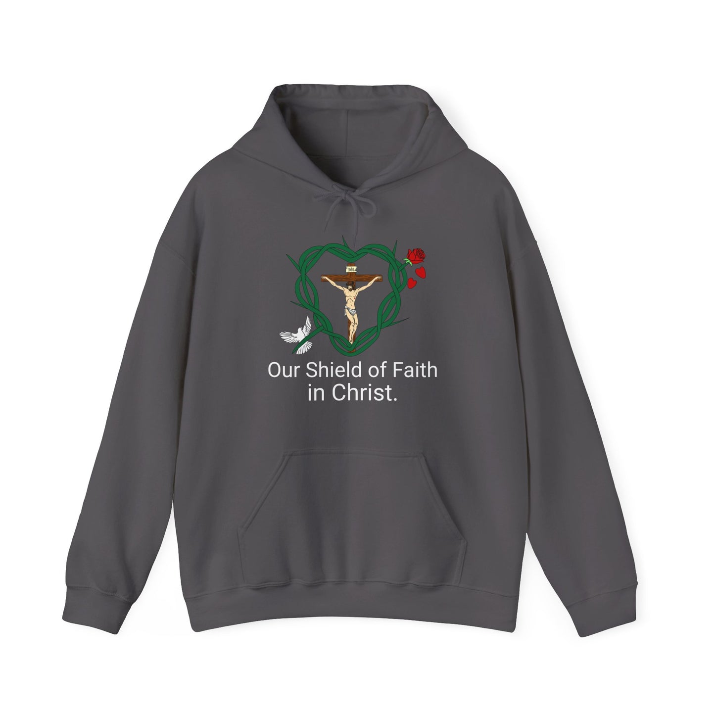 Our Shield, WWT Adult Unisex Heavy Blend™ Hooded Sweatshirt