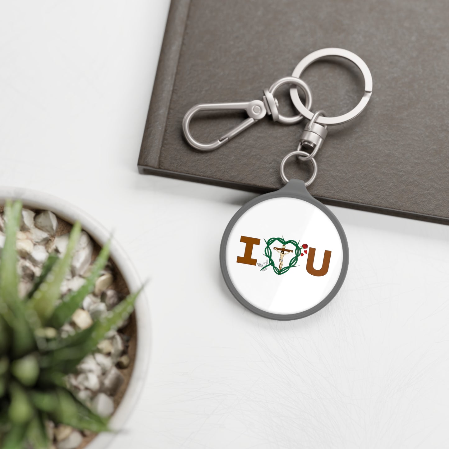 Message of Love Keyring Tag