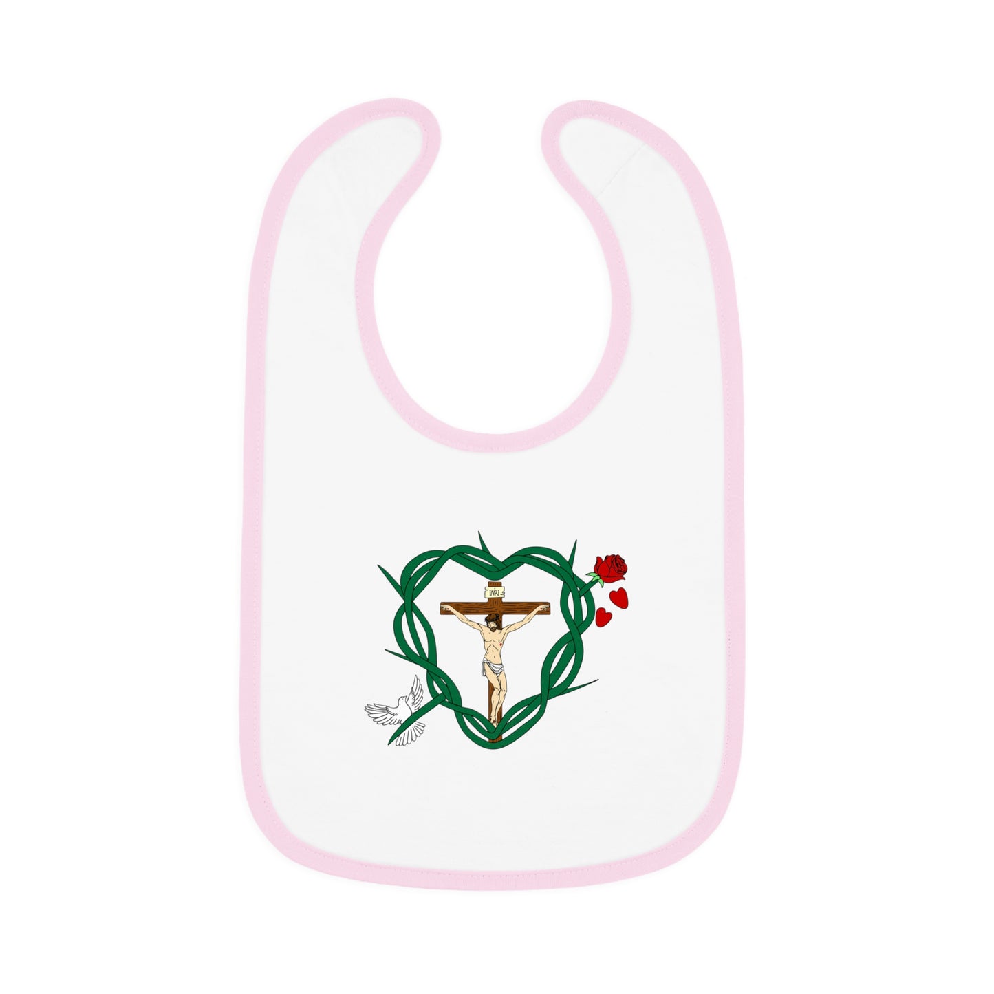 Our Shield, Baby Contrast Trim Jersey Bib