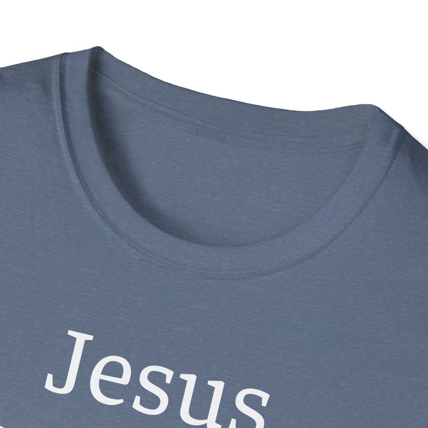 Jesus is and has the answer. Adult Unisex Soft-style T-Shirt