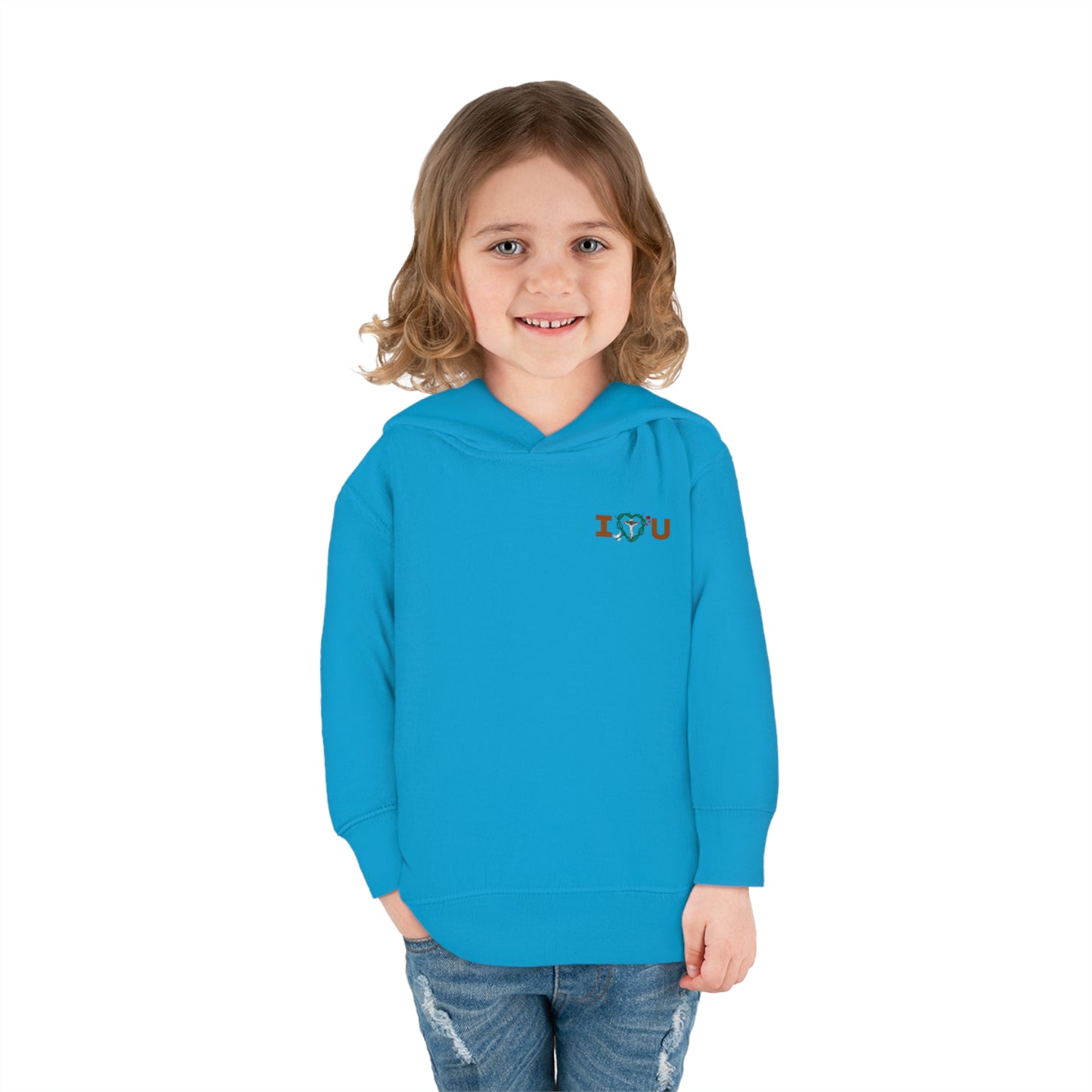 Message of Love, S Toddler Pullover Fleece Hoodie