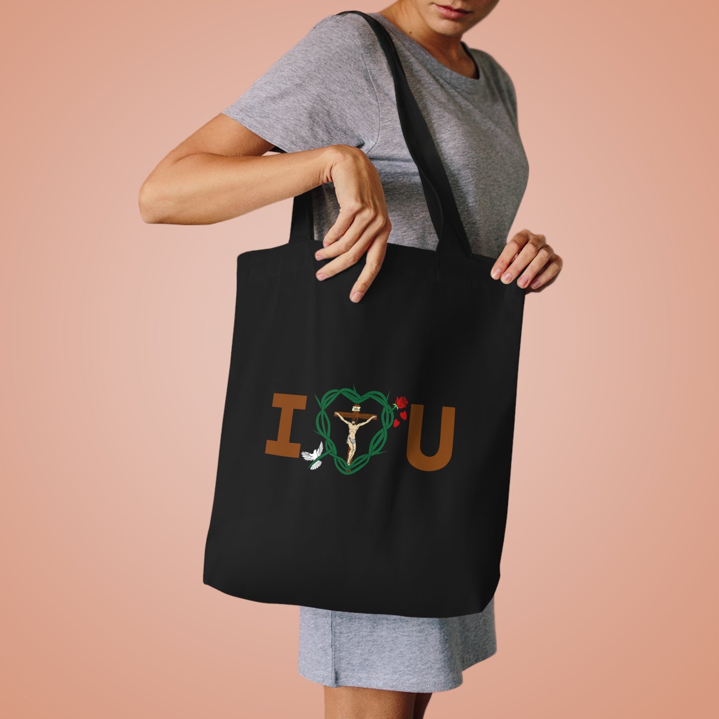 A Message of Love, Cotton Tote Bag