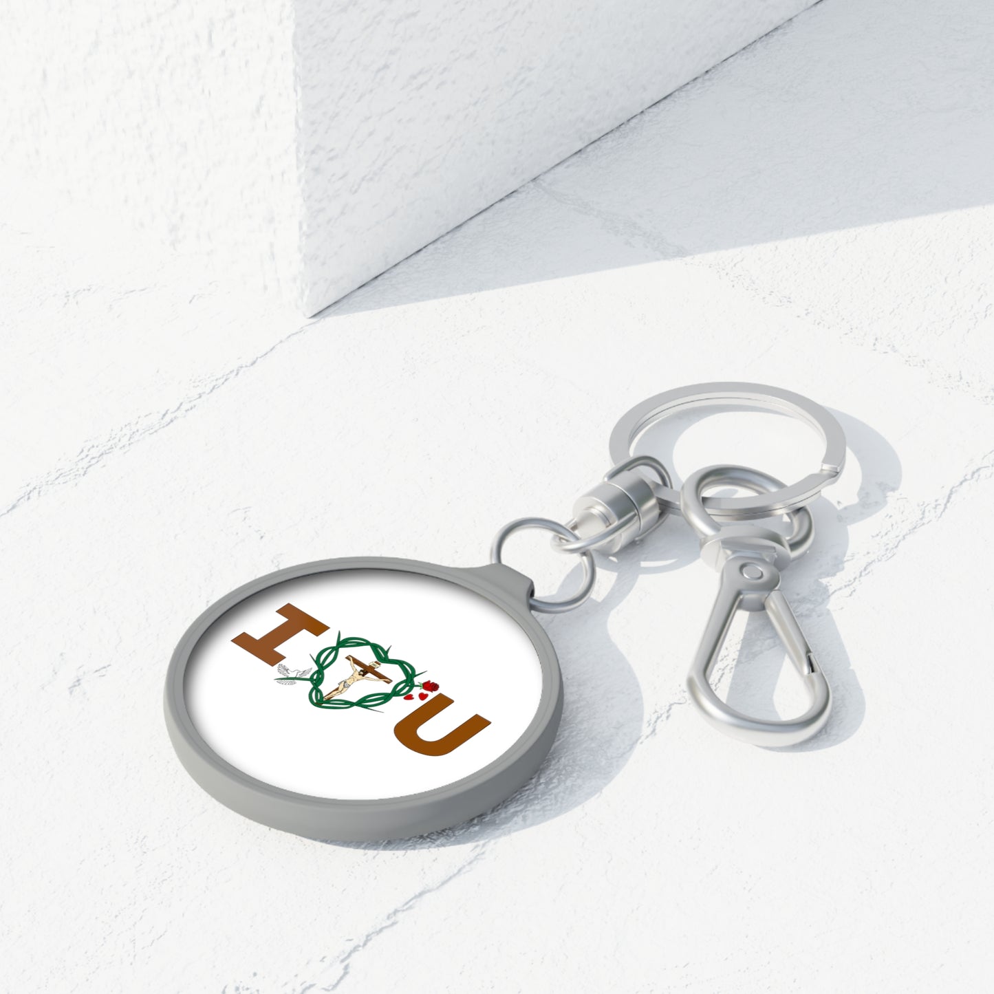 Message of Love Keyring Tag