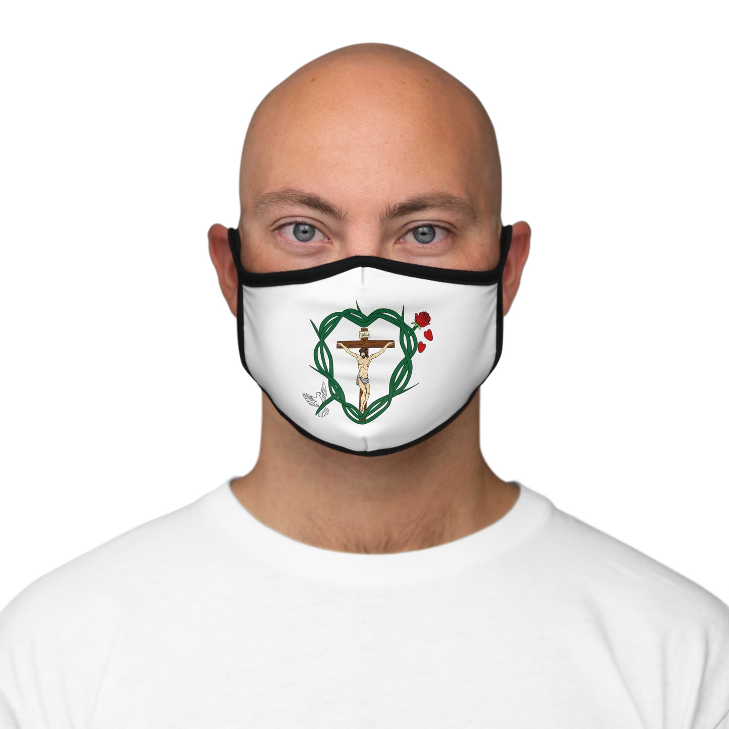 Our Shield Center Fitted Polyester Face Mask