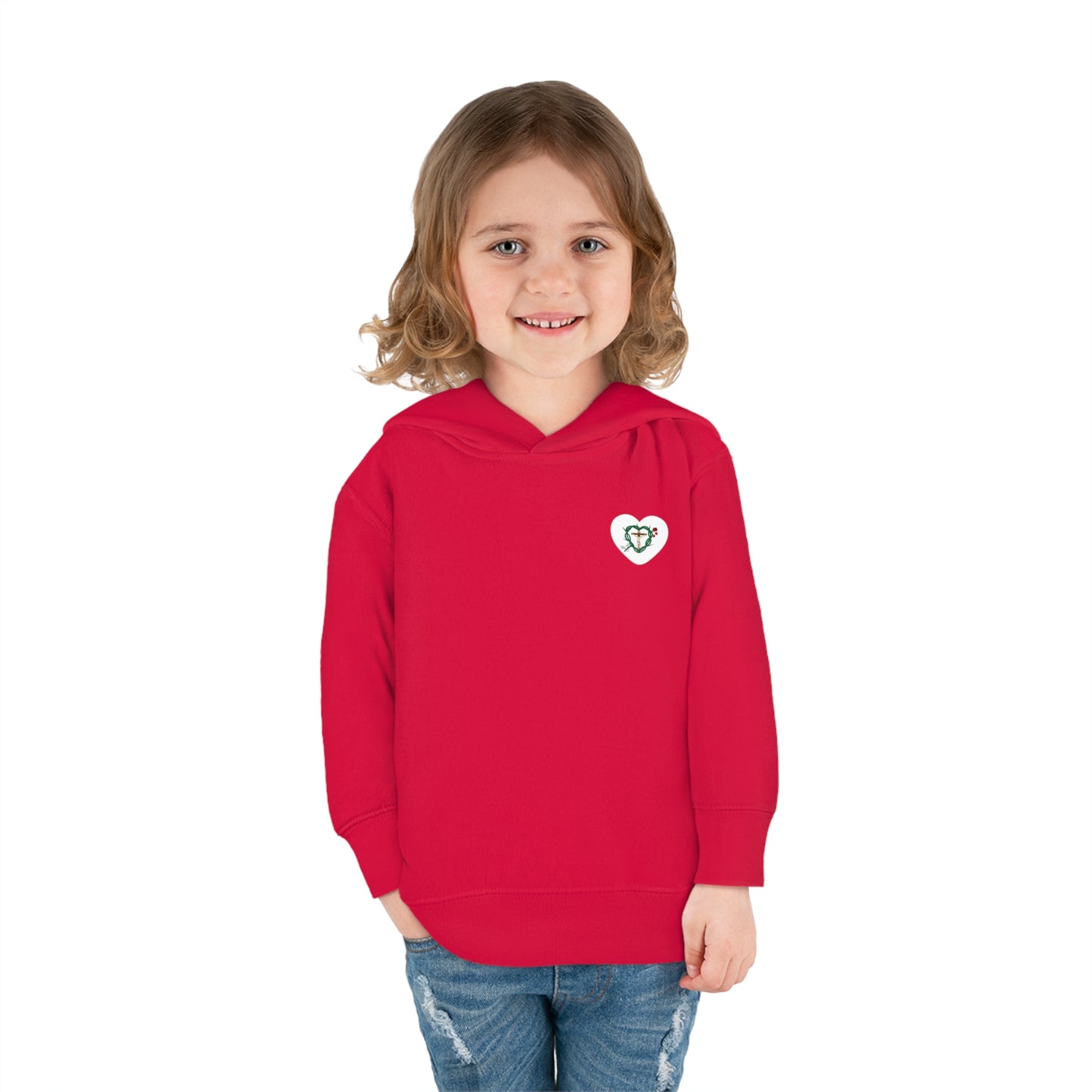 Our Shield Heart, S Toddler Pullover Fleece Hoodie