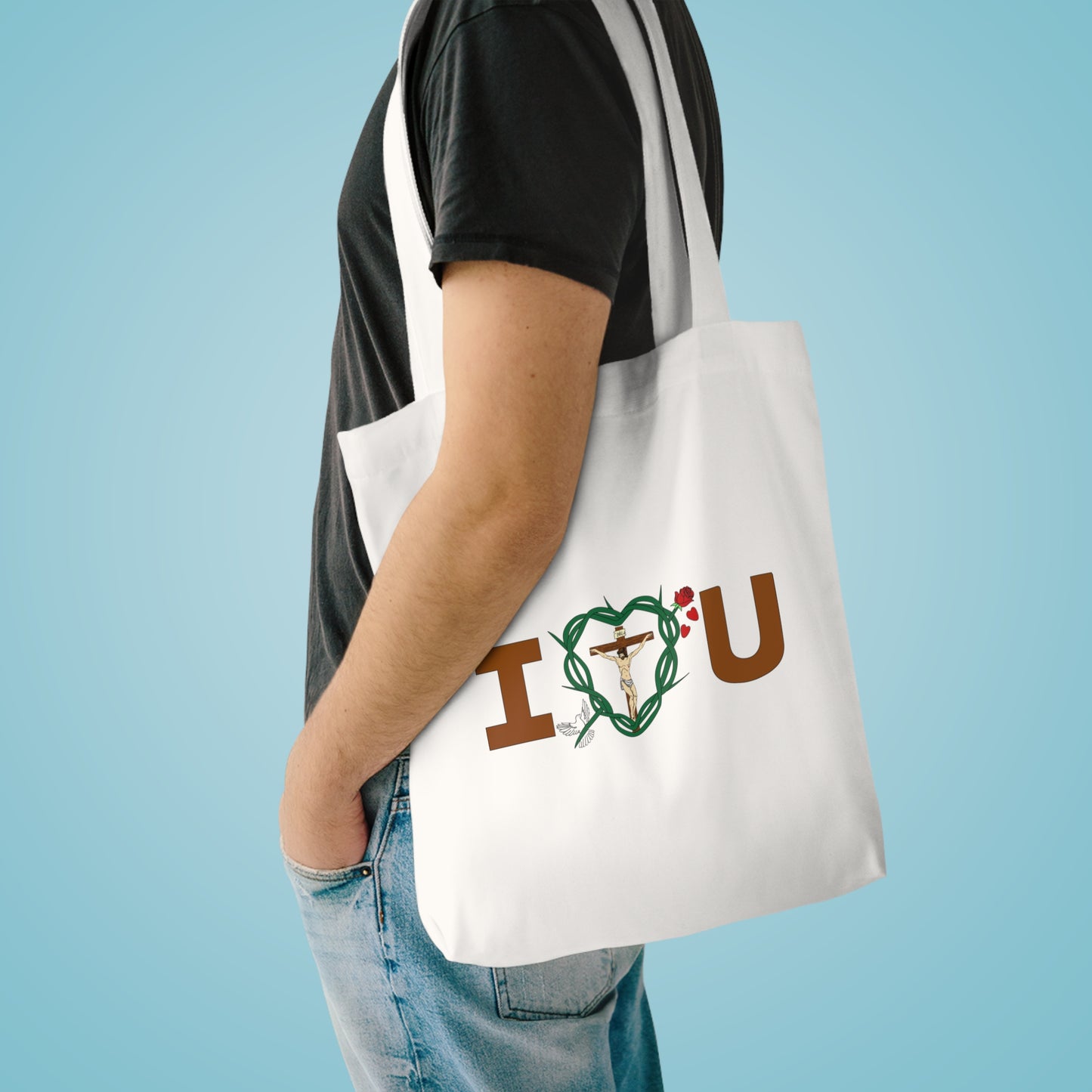 A Message of Love, Cotton Tote Bag