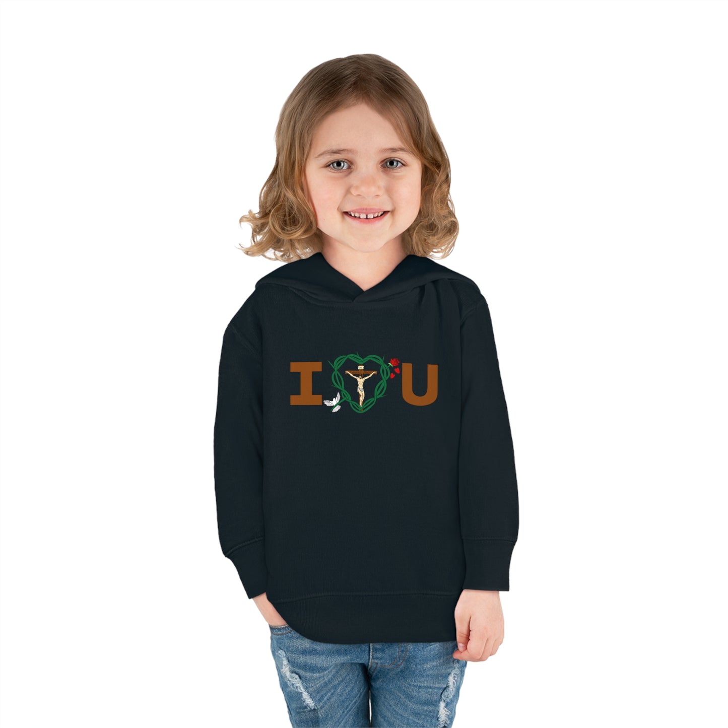 Message of Love, C Toddler Pullover Fleece Hoodie