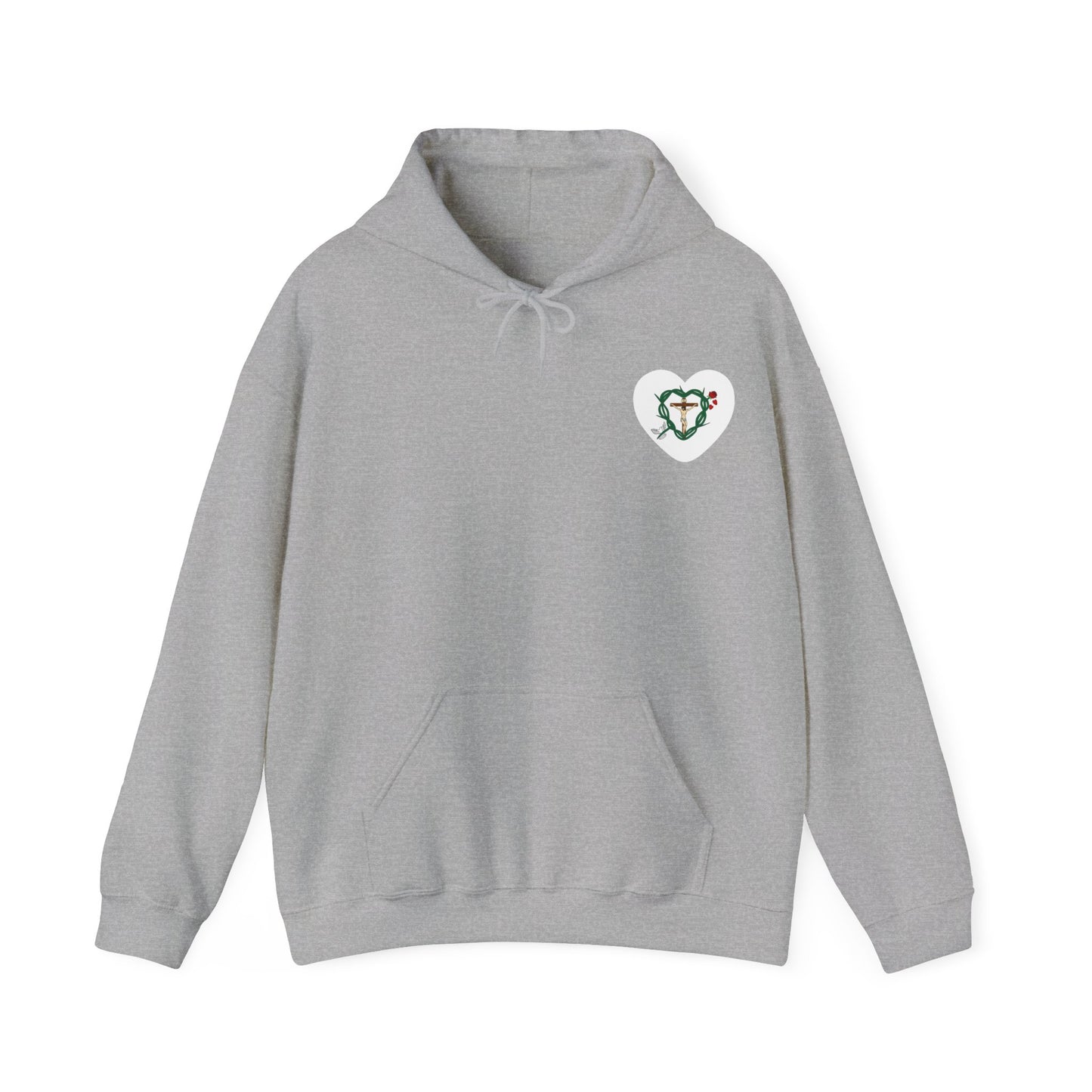 Our Shield, Adult S Heart Unisex Heavy Blend™ Hooded Sweatshirt