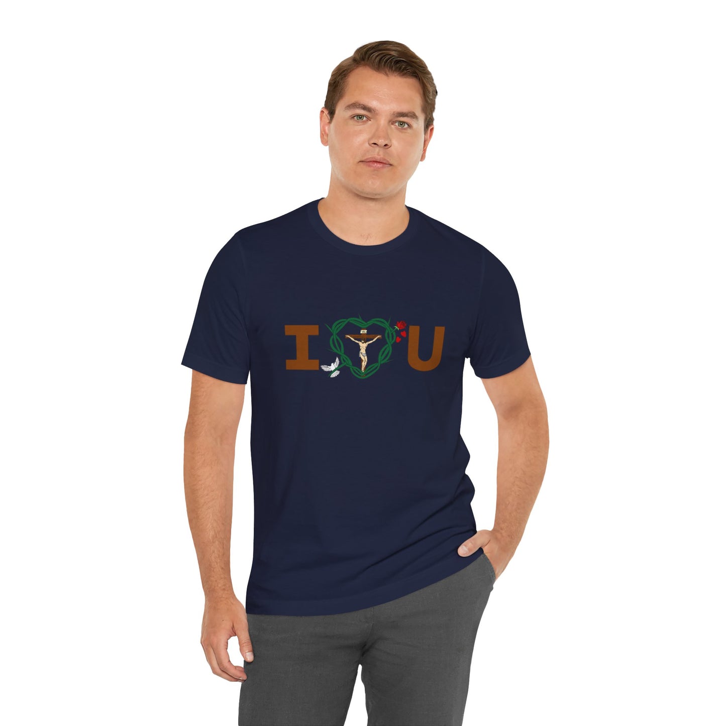 Message of Love, Adult Unisex Jersey Short Sleeve Tee