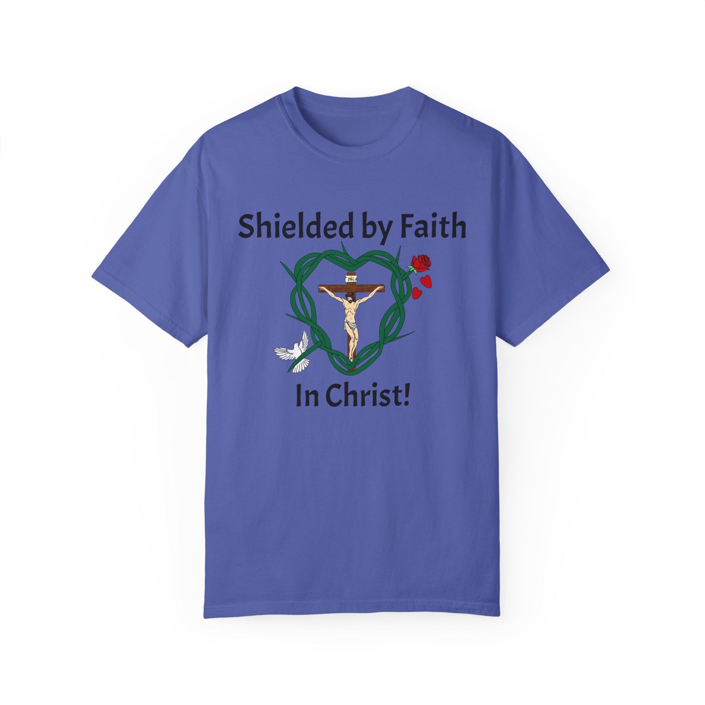 Shield of Faith,  Adult Unisex Garment-Dyed T-shirt