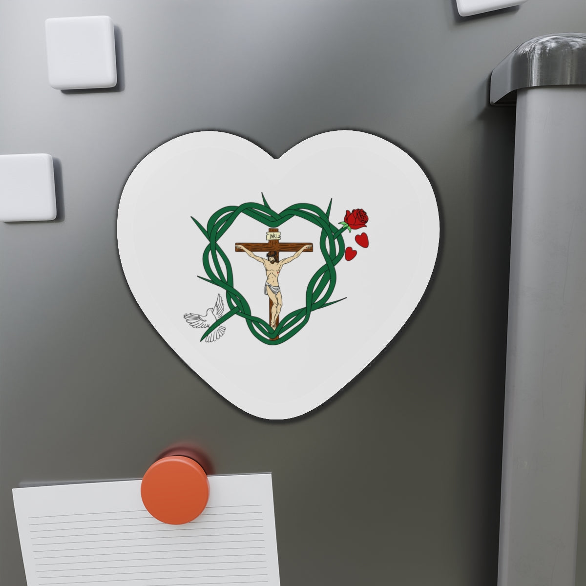 Our Shield Heart Magnets