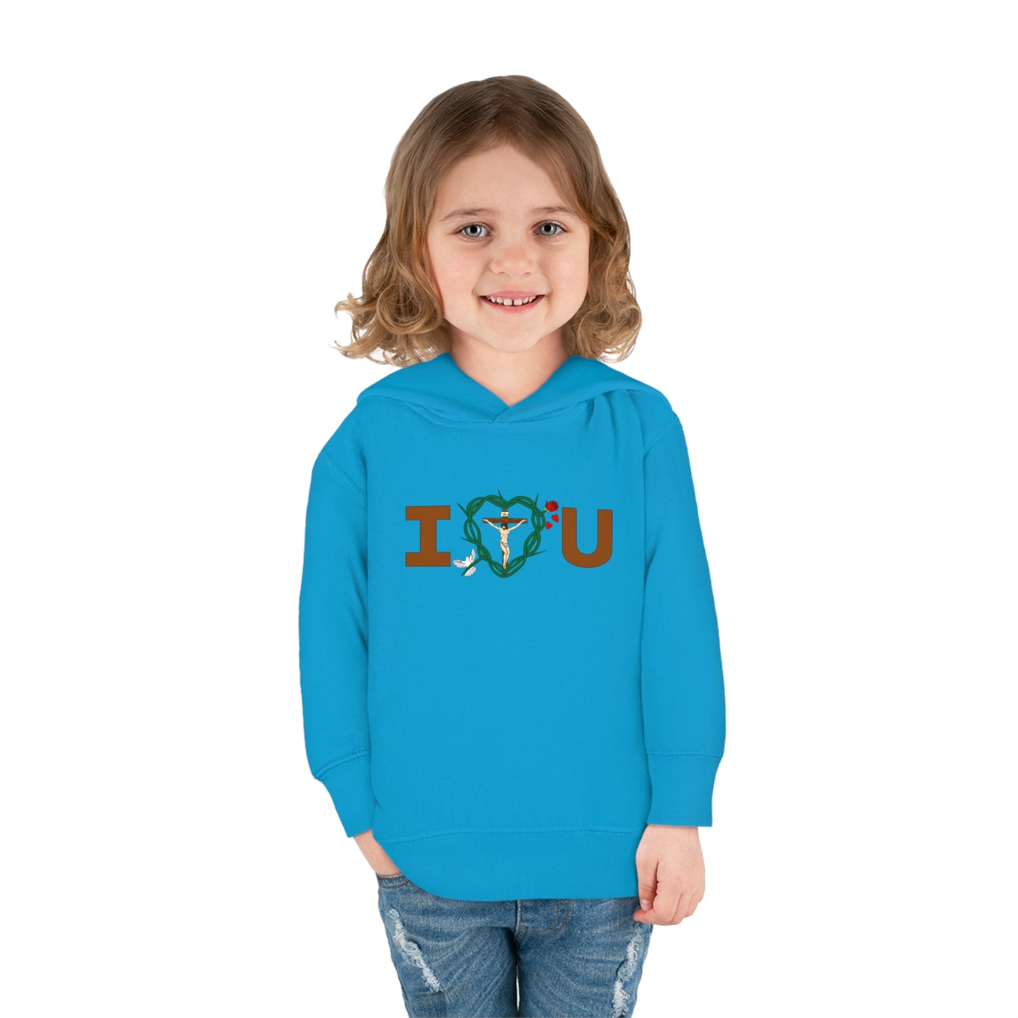 Message of Love, C Toddler Pullover Fleece Hoodie