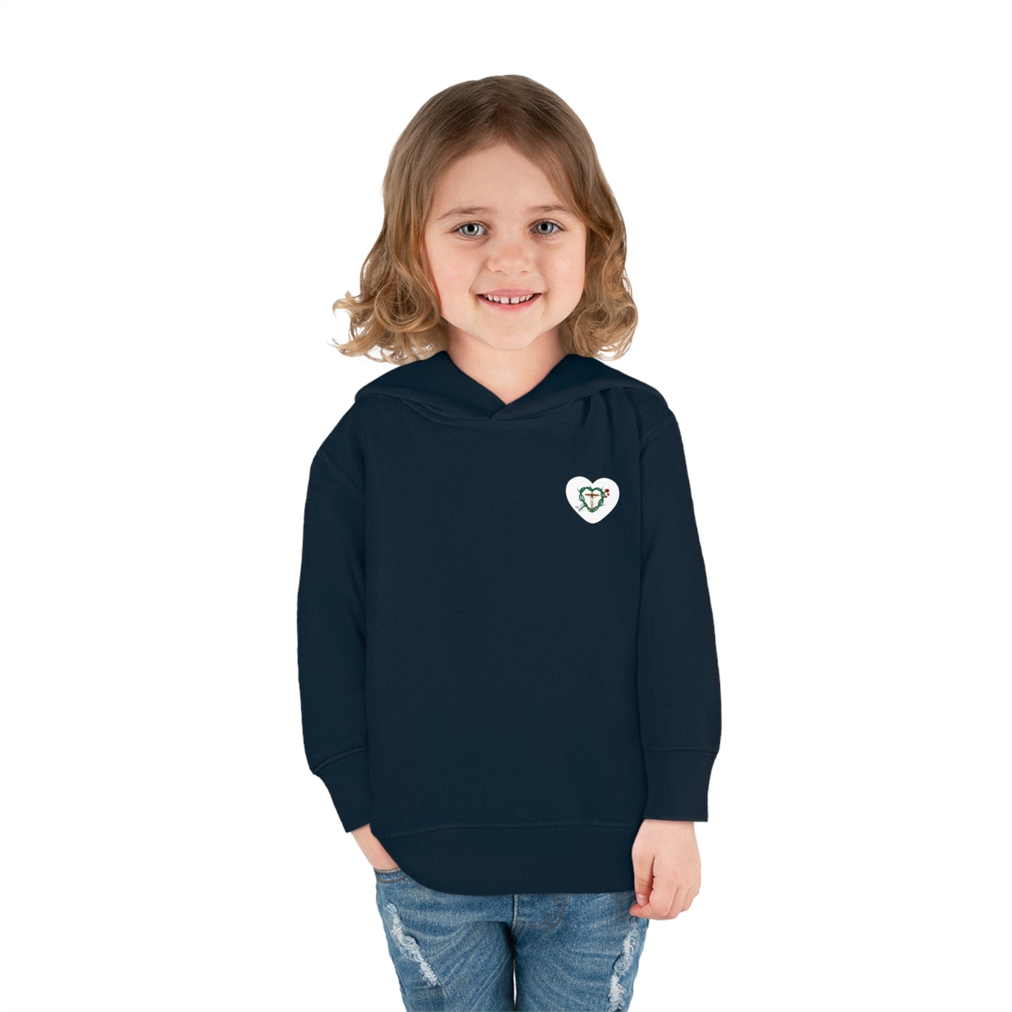 Our Shield Heart, S Toddler Pullover Fleece Hoodie