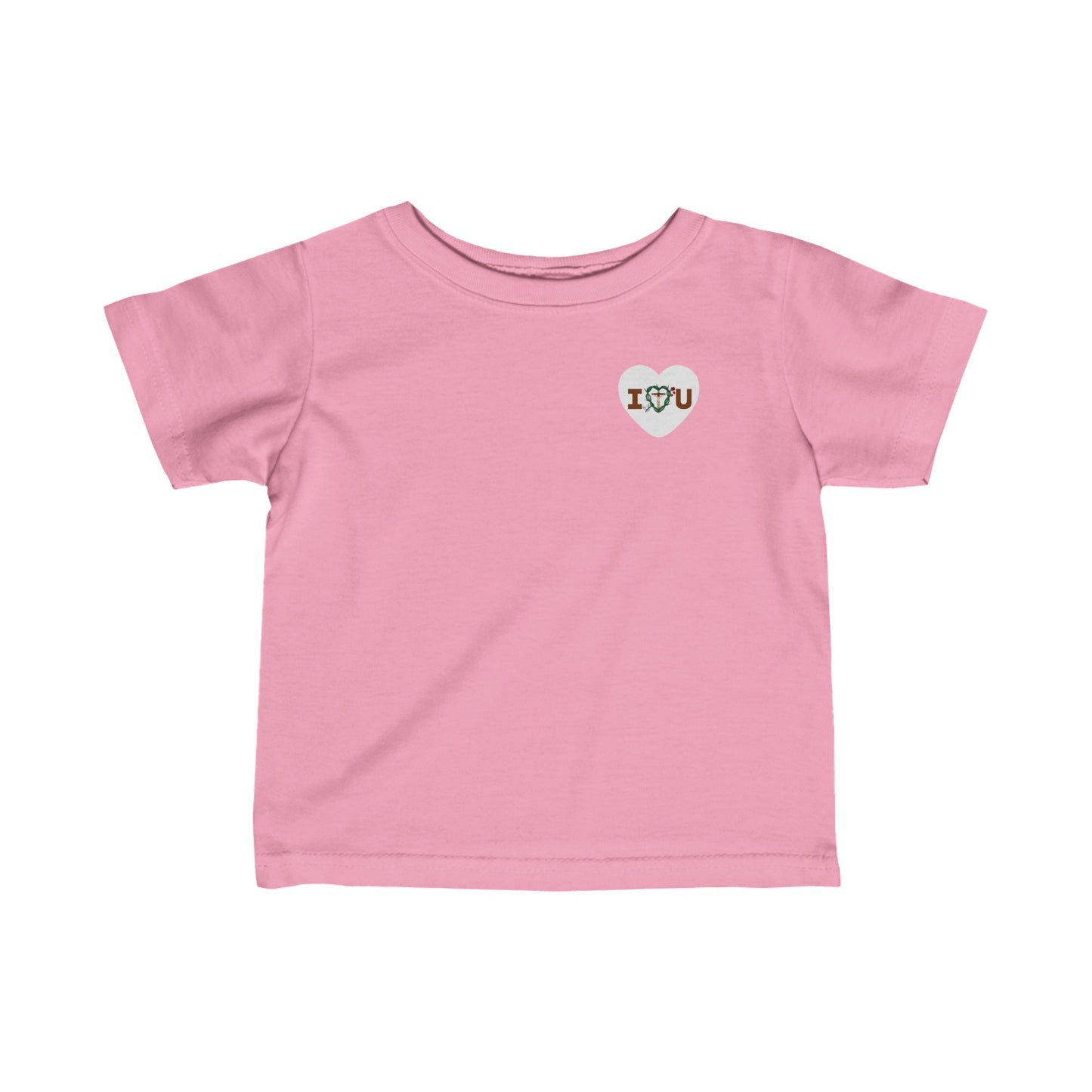 Message of Love, S Heart Infant Fine Jersey Tee