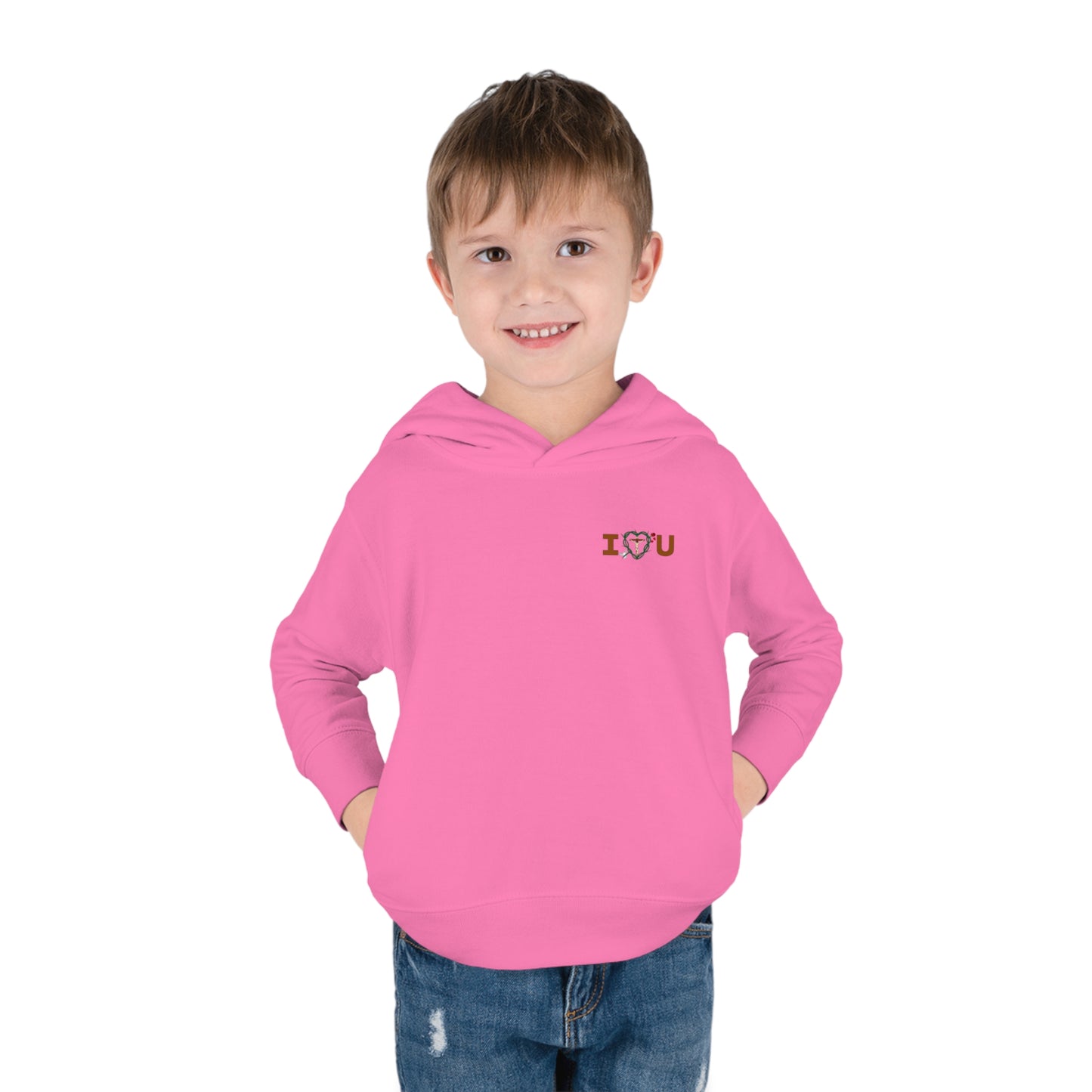 Message of Love, S Toddler Pullover Fleece Hoodie