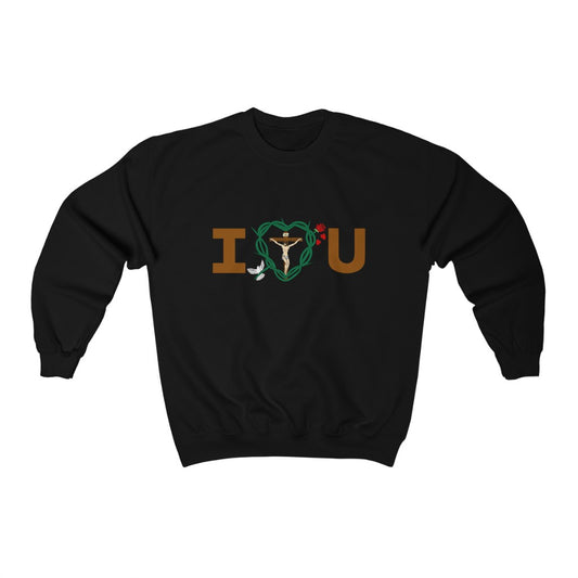 Message of Love, Adult Unisex Heavy Blend™ Crewneck Sweatshirt