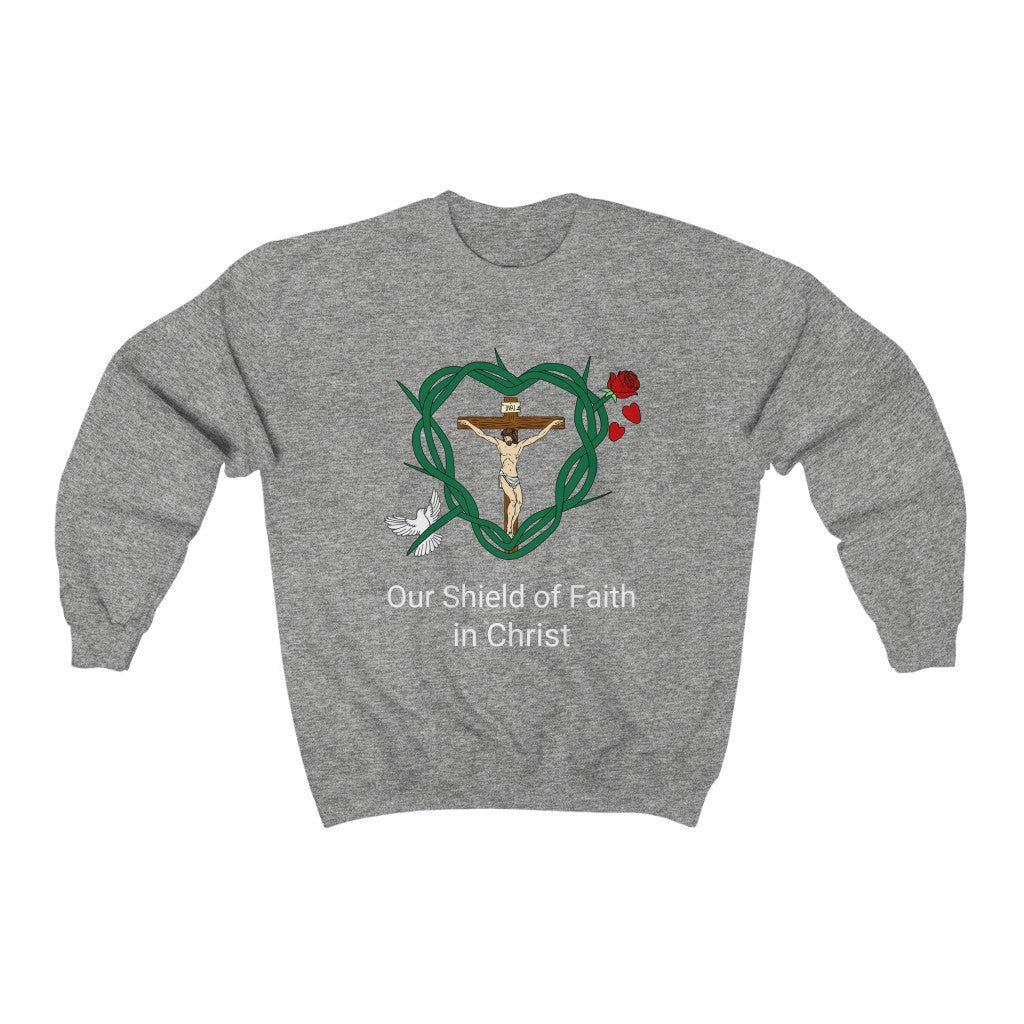 Our Shield, WWT Adult Unisex Heavy Blend™ Crewneck Sweatshirt