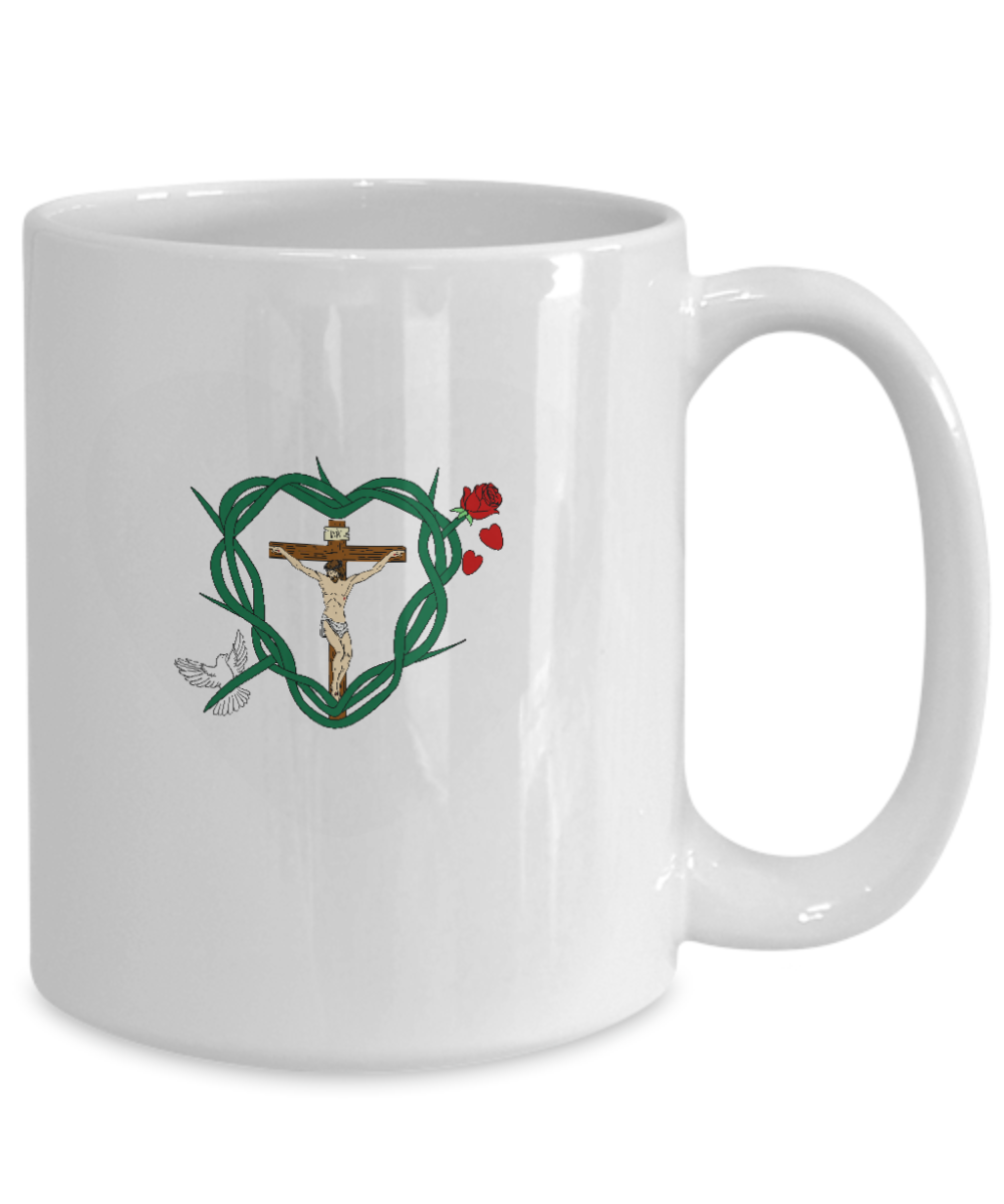 Our Shield Heart Mug