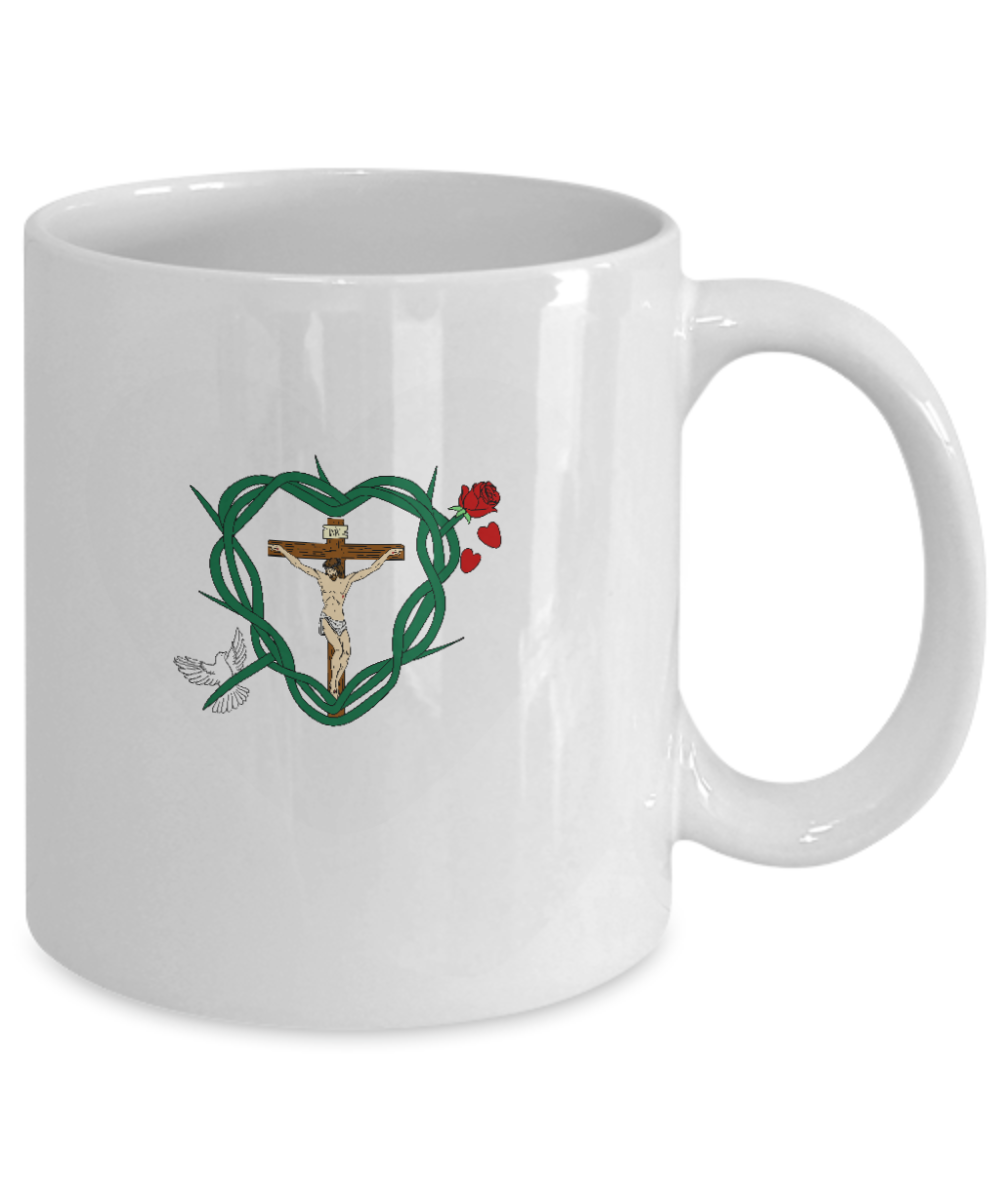 Our Shield Heart Mug