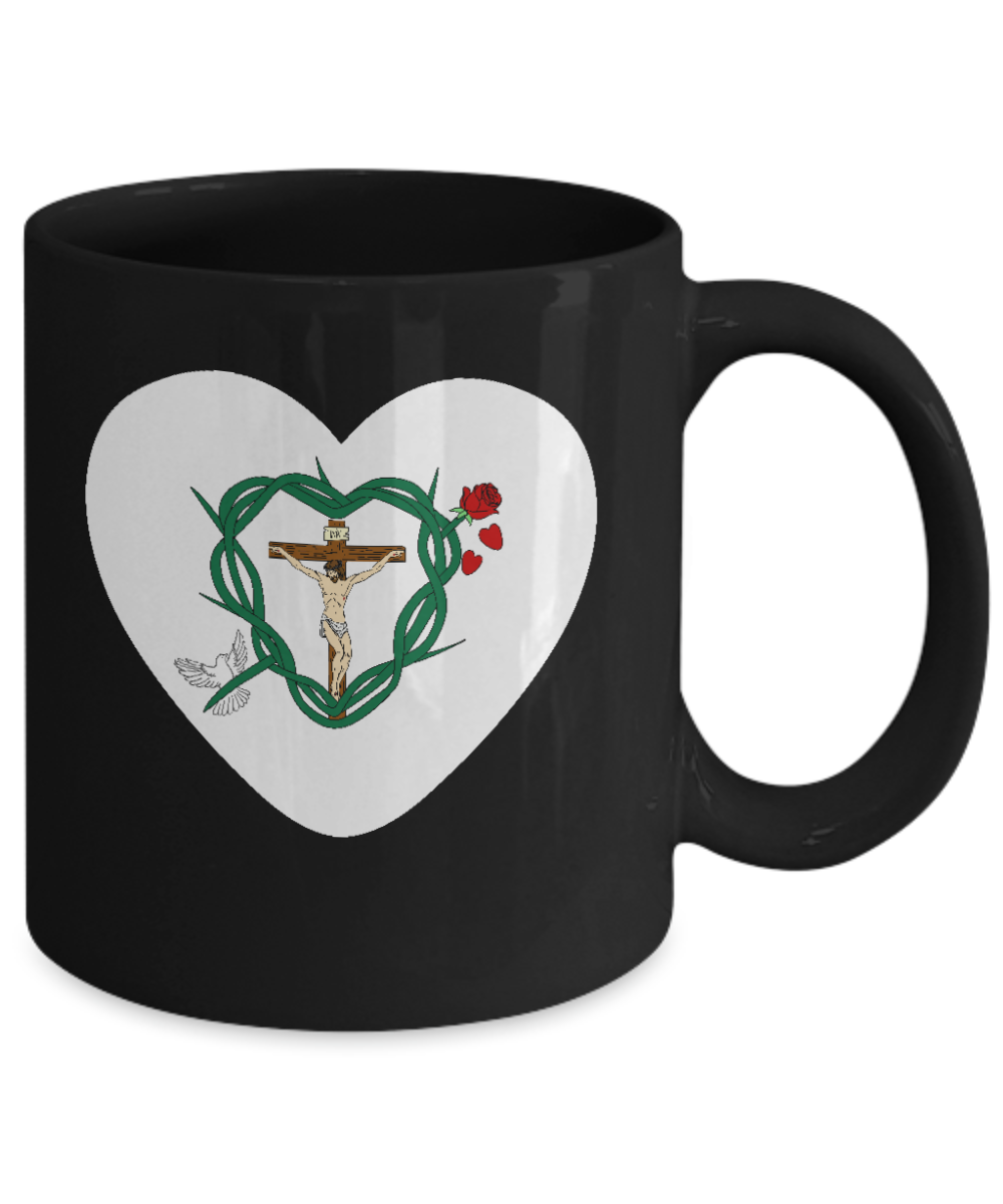 Our Shield Heart Mug