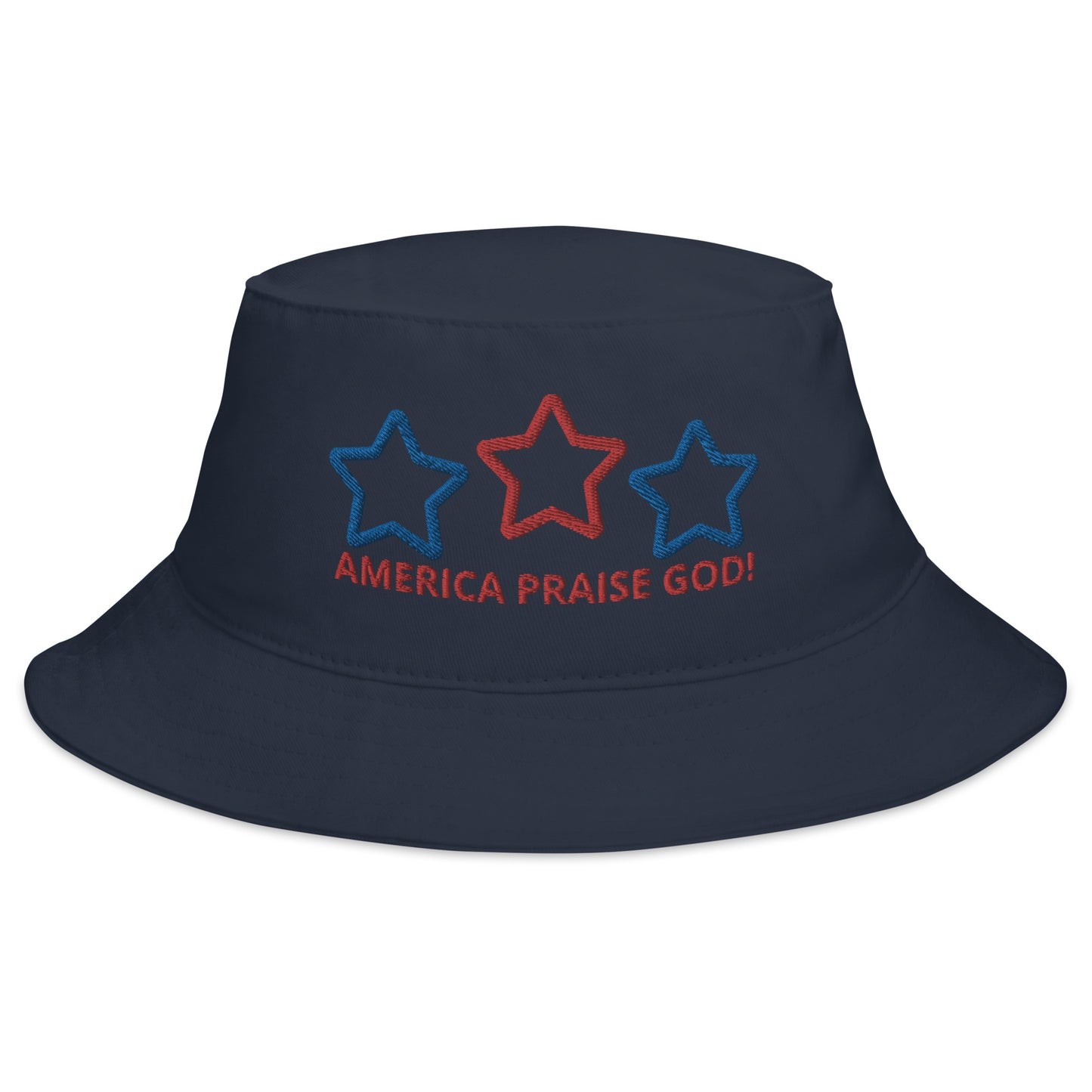 America Praise God! Star Bucket Hat