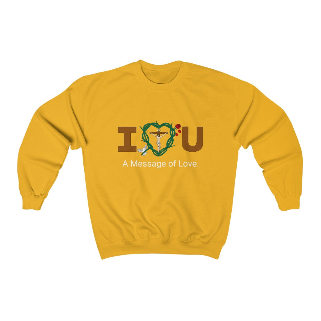 Message of Love, WWT Adult Unisex Heavy Blend™ Crewneck Sweatshirt