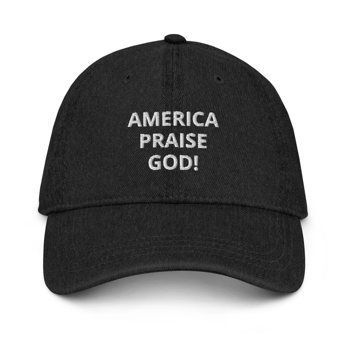 America Praise God! Denim Hat