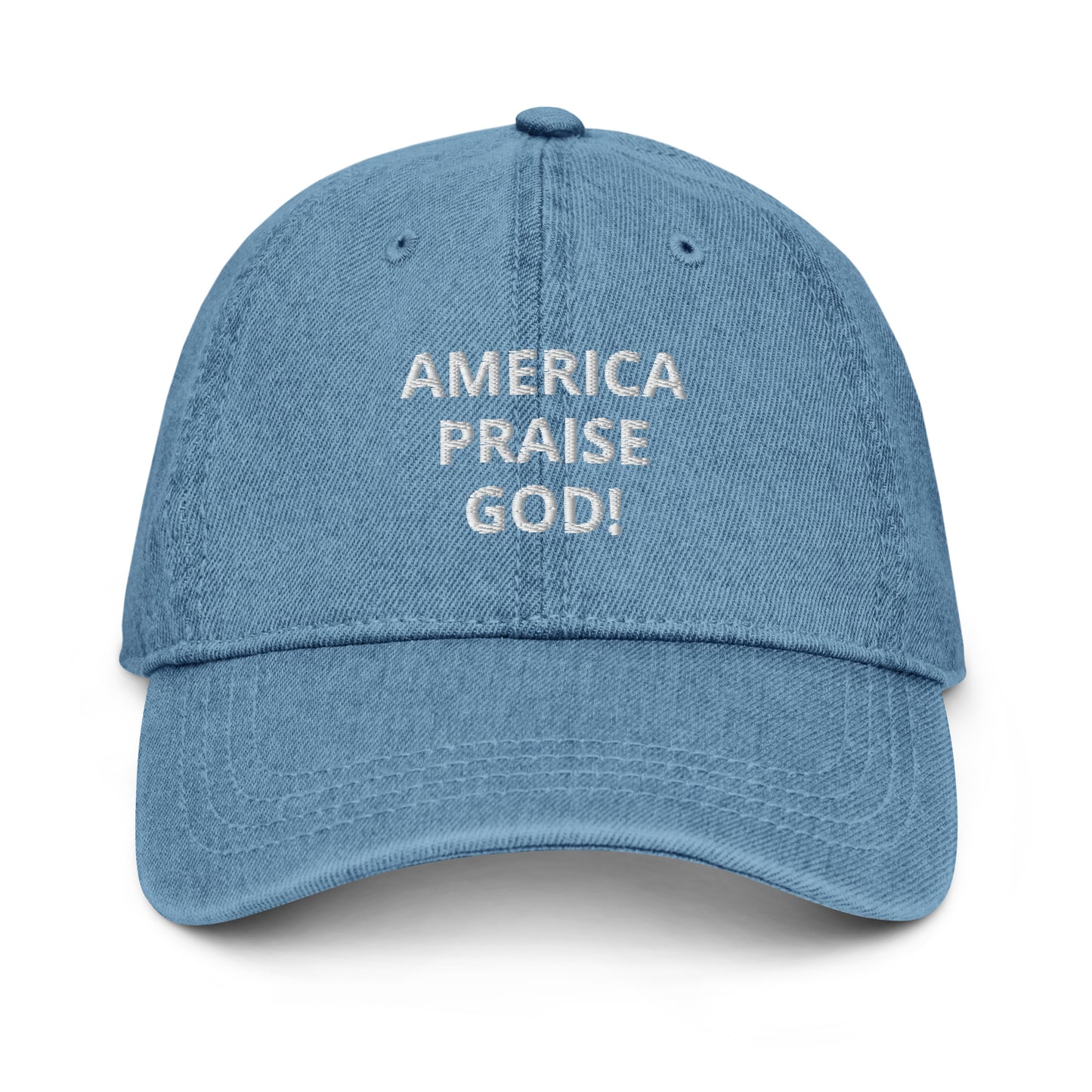 America Praise God! Denim Hat