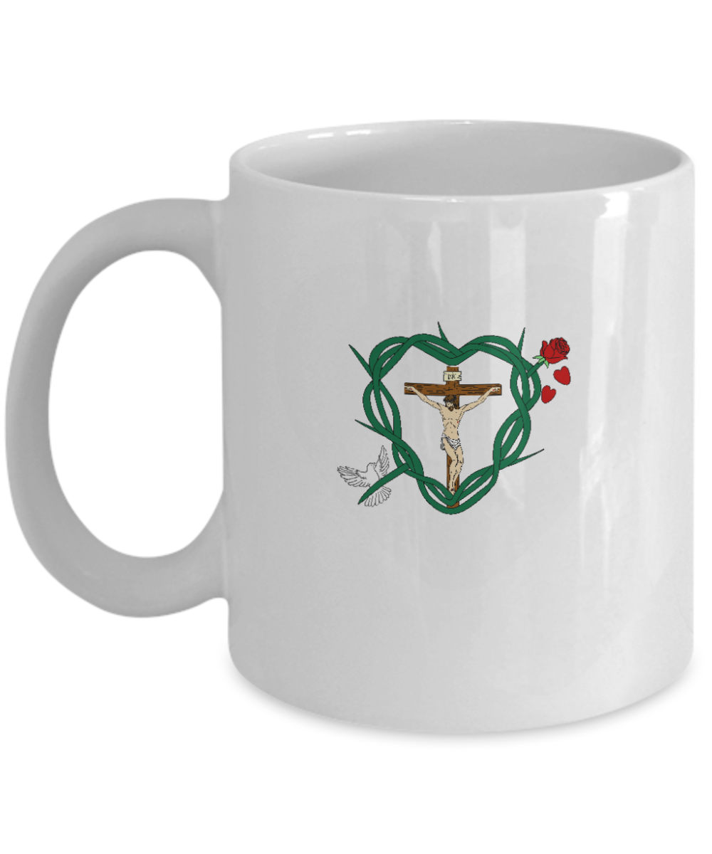 Our Shield Heart Mug