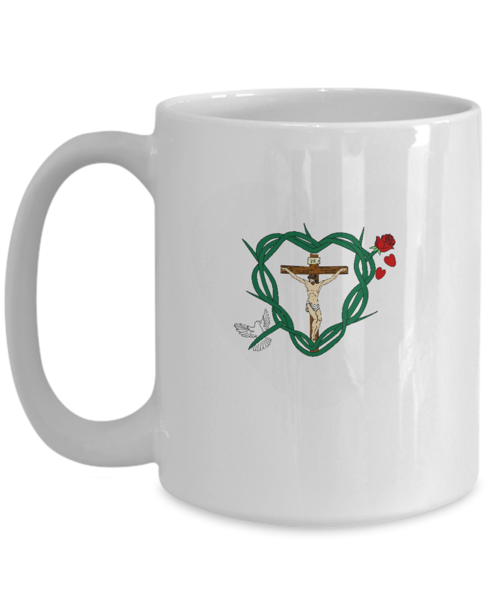 Our Shield Heart Mug