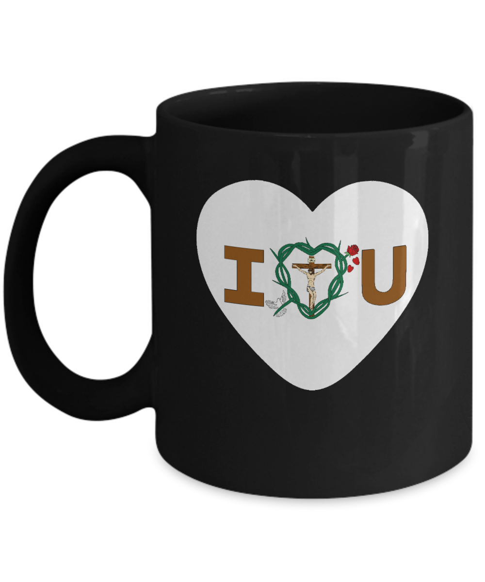 Message of Love Heart Mug