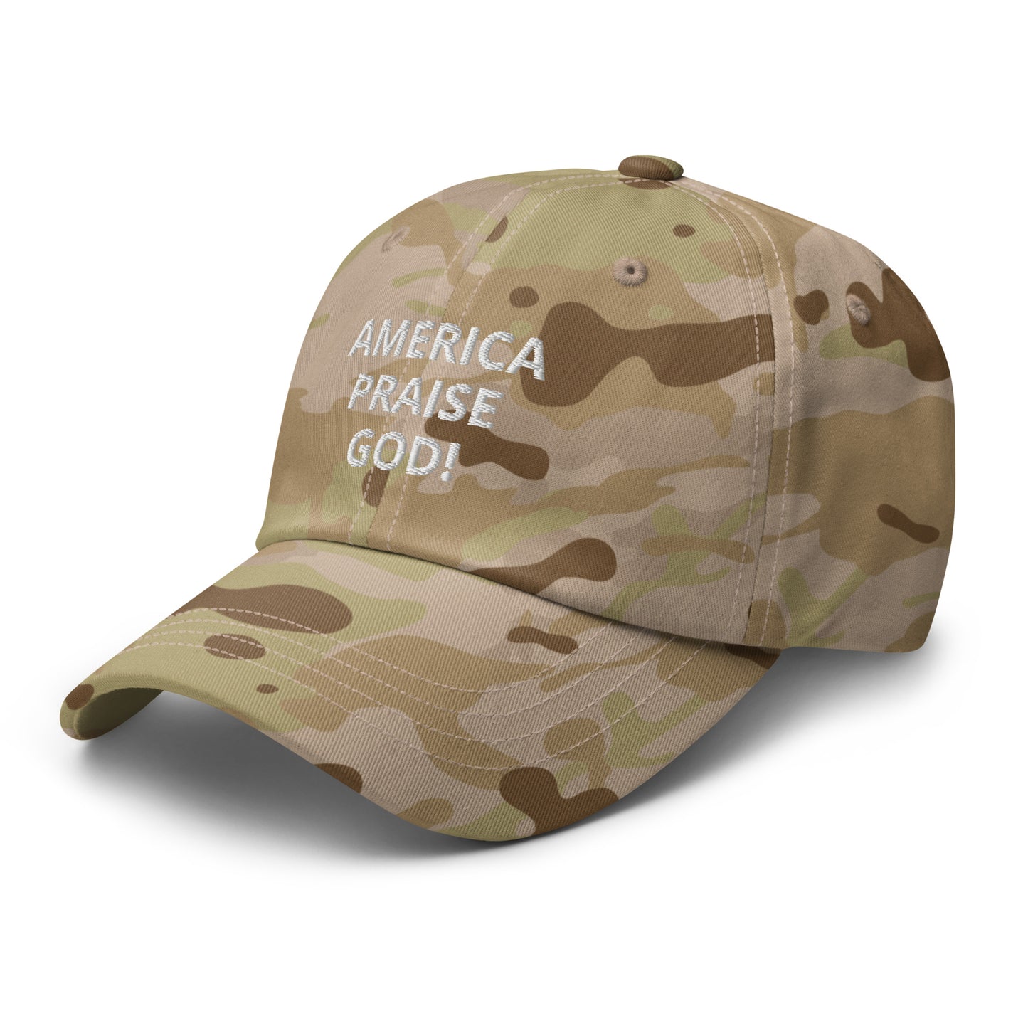 America Praise God! Multicam Hat