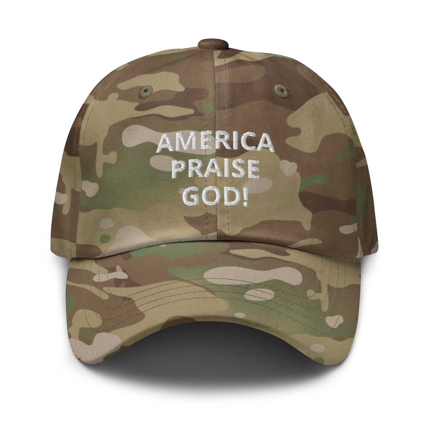 America Praise God! Multicam Hat