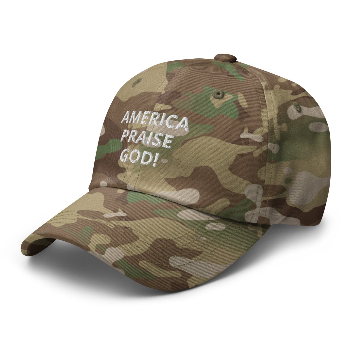 America Praise God! Multicam Hat