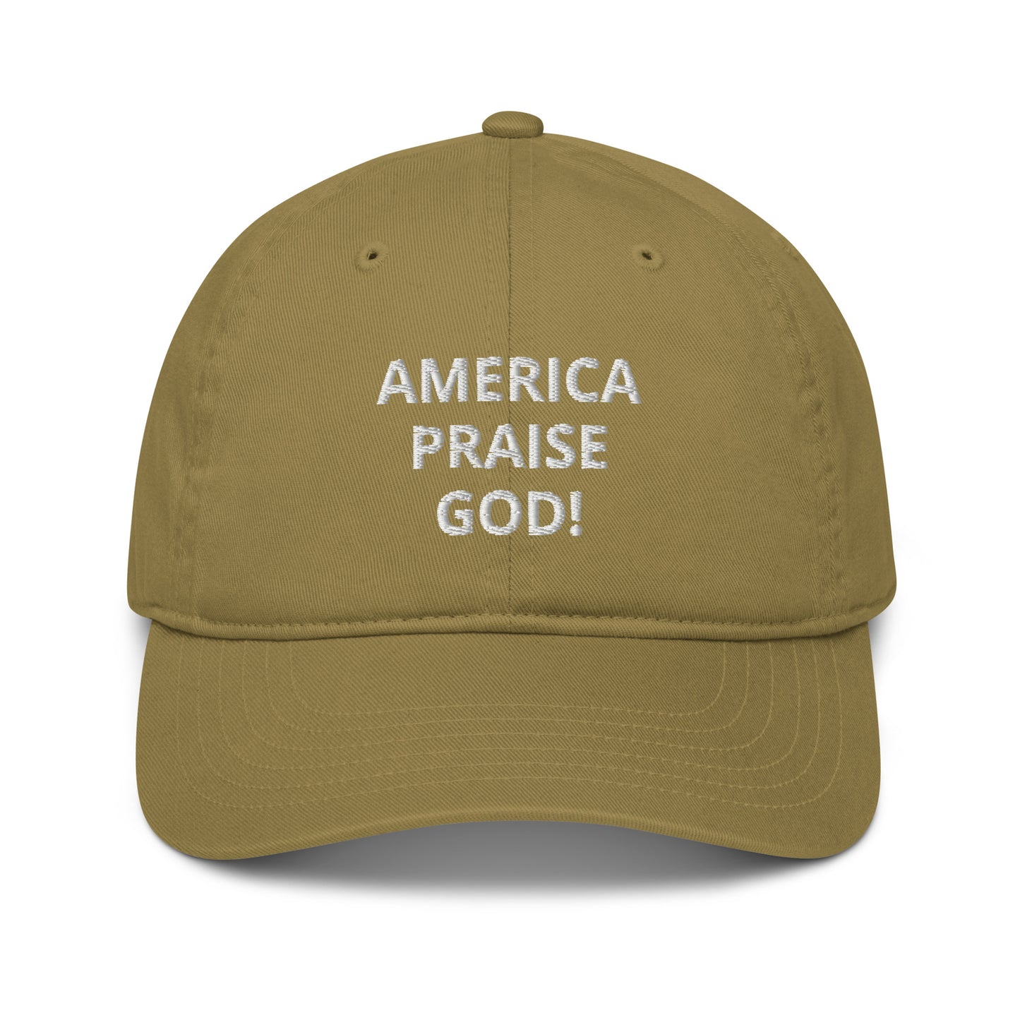 America Praise God! Adults Organic Hat