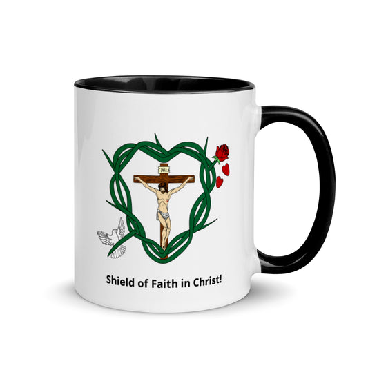 Our Shield Mug with Color Inside